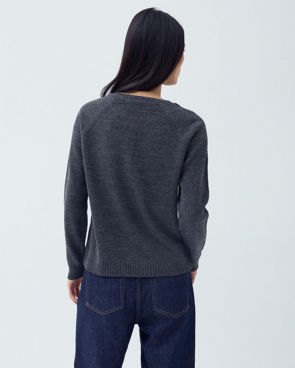 Sweater Botões Frontais Antracite