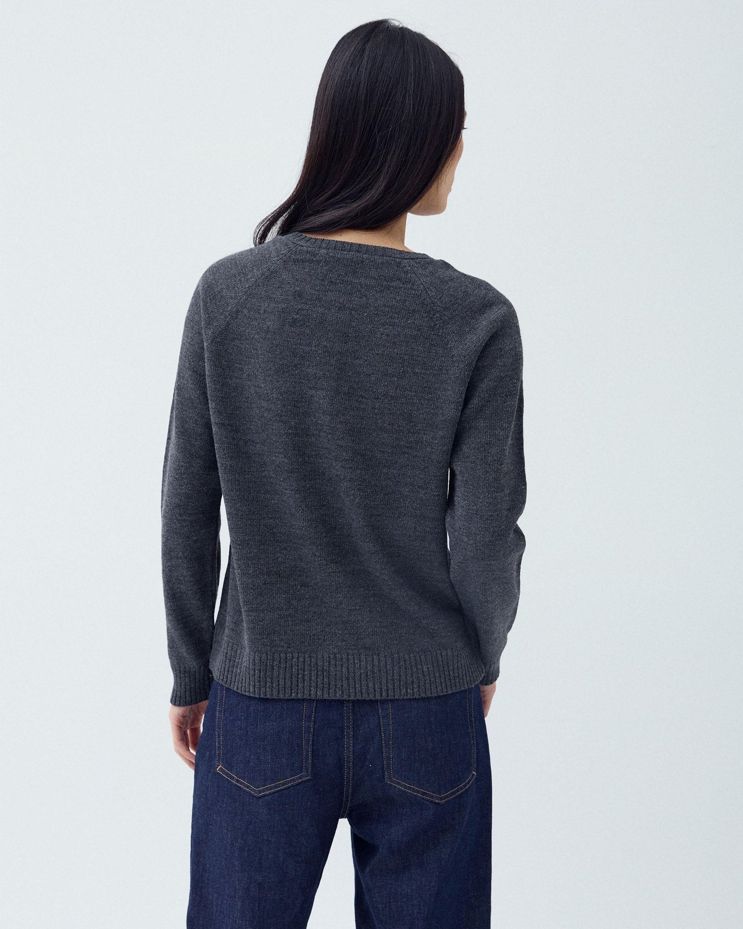 Sweater Botões Frontais Antracite