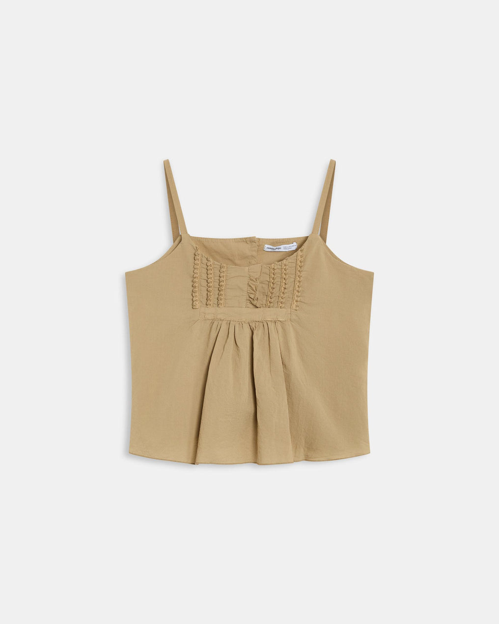 Taupe Cami Top with Front Detail
