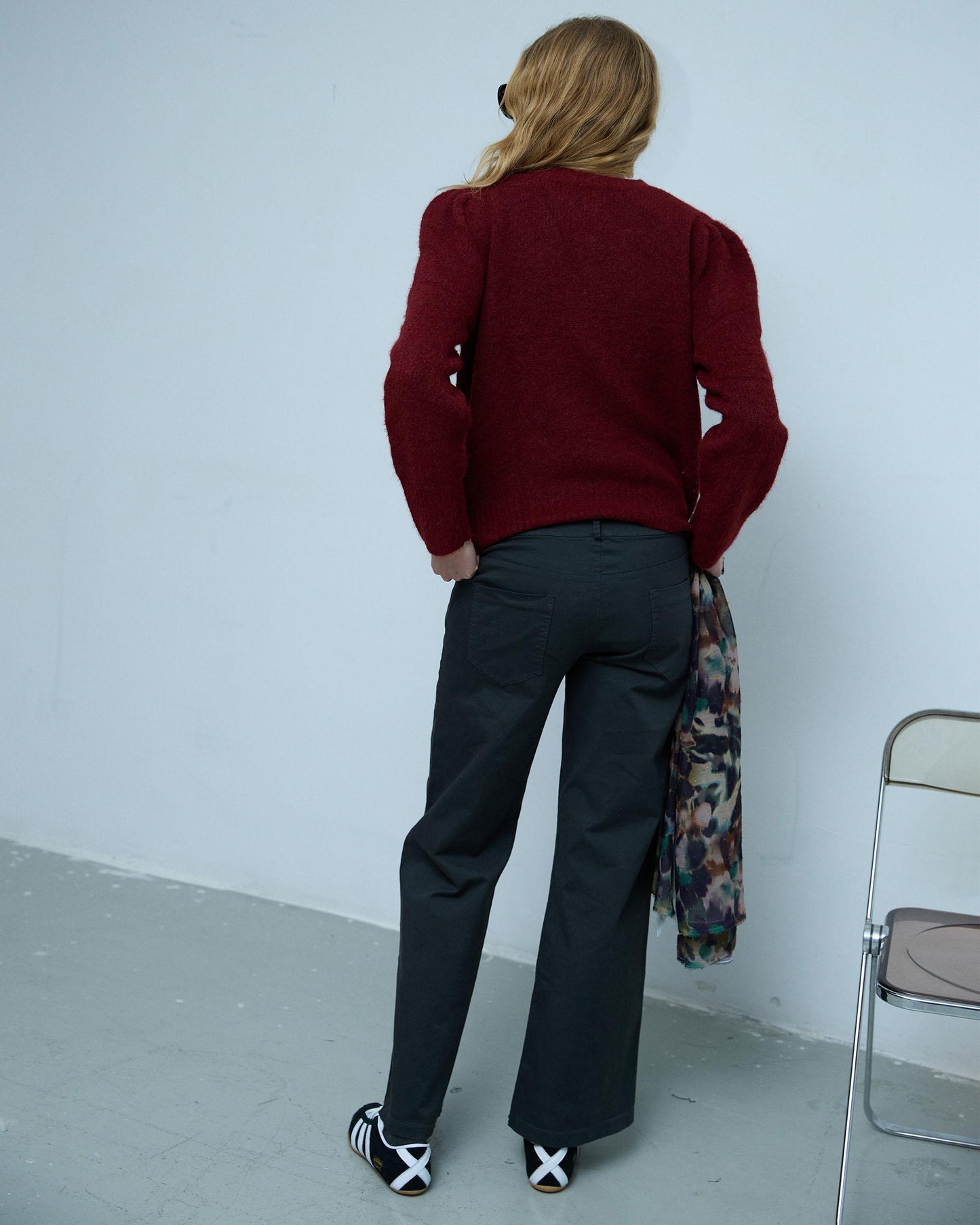 Jeans Eyelets Antracita