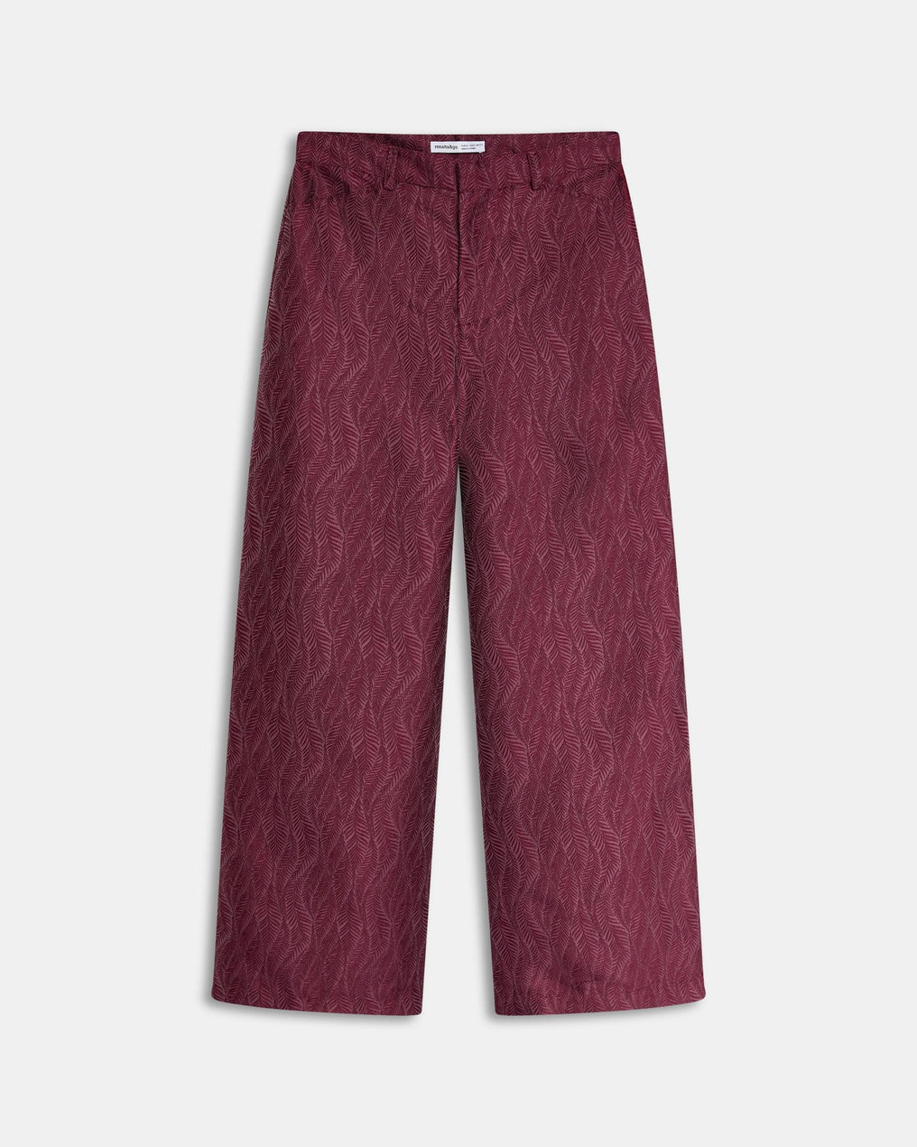 Garnet Textured Trousers