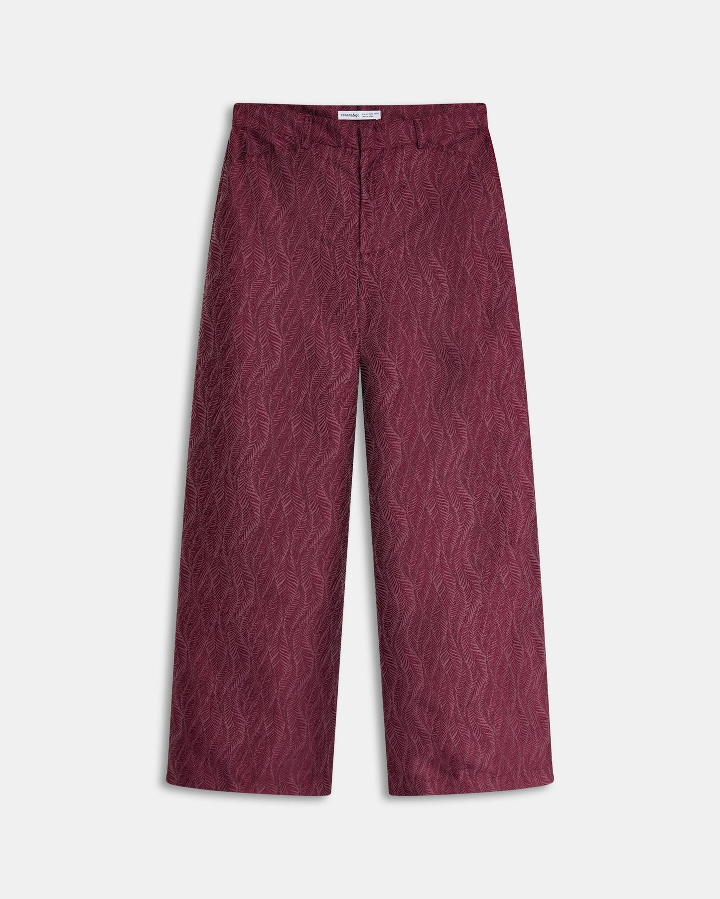 Garnet Textured Trousers