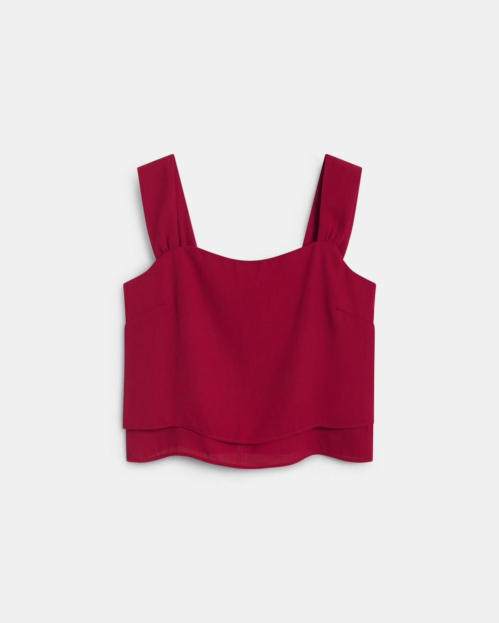 Top Tirantes Escote Espalda Granate