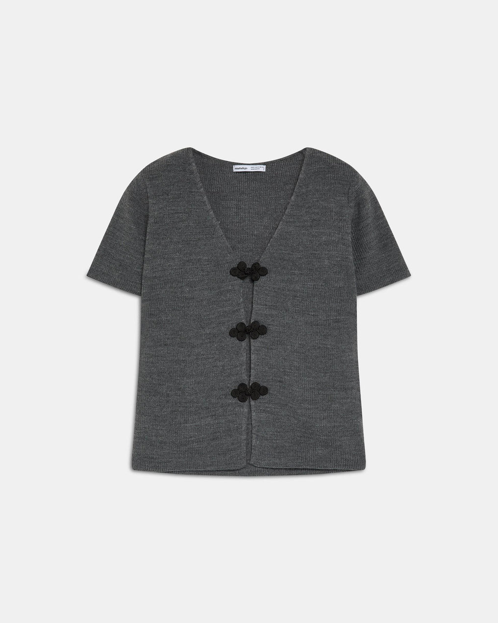 Top de Malha Japo Antracite