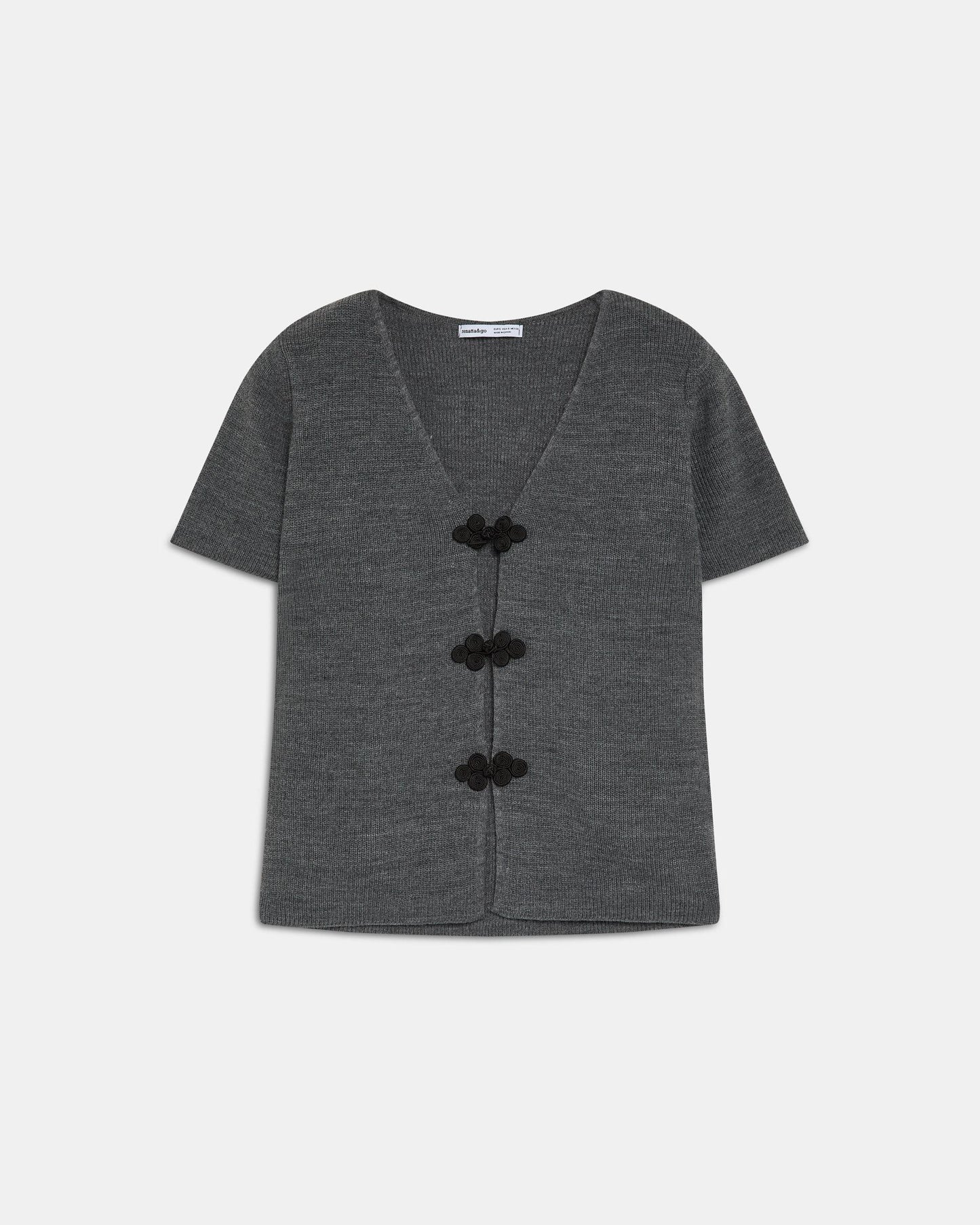 Top de Malha Japo Antracite