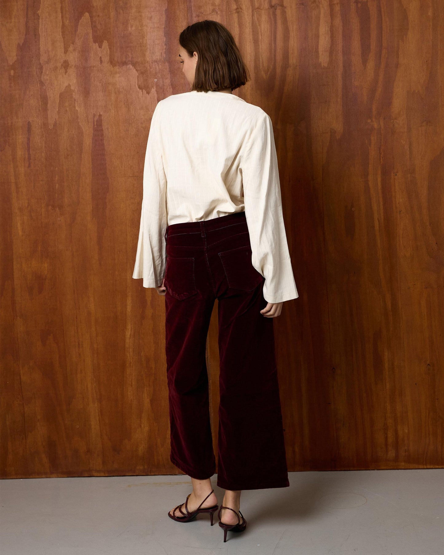 Jeans Velvet Granate