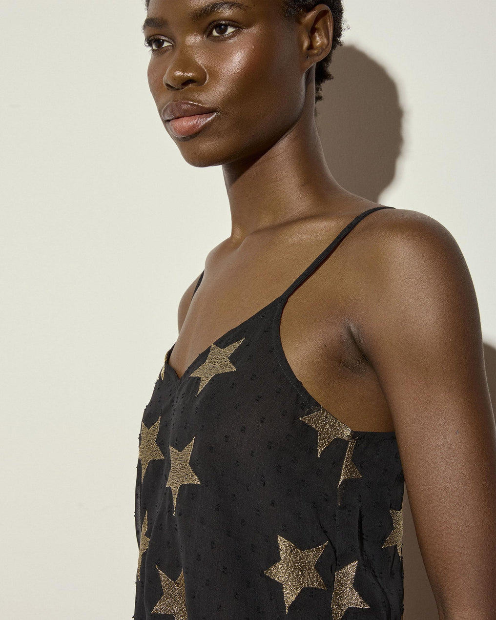 Top Plumeti Estrellas Negro