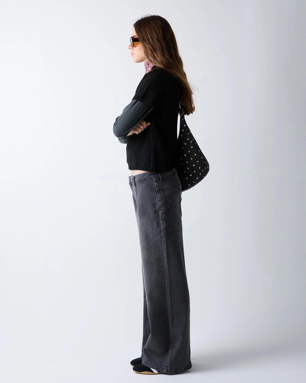 Jeans Estrellas Traseras Antracita