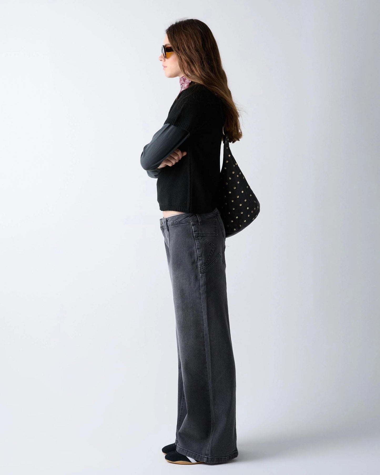 Jeans Estrellas Traseras Antracita