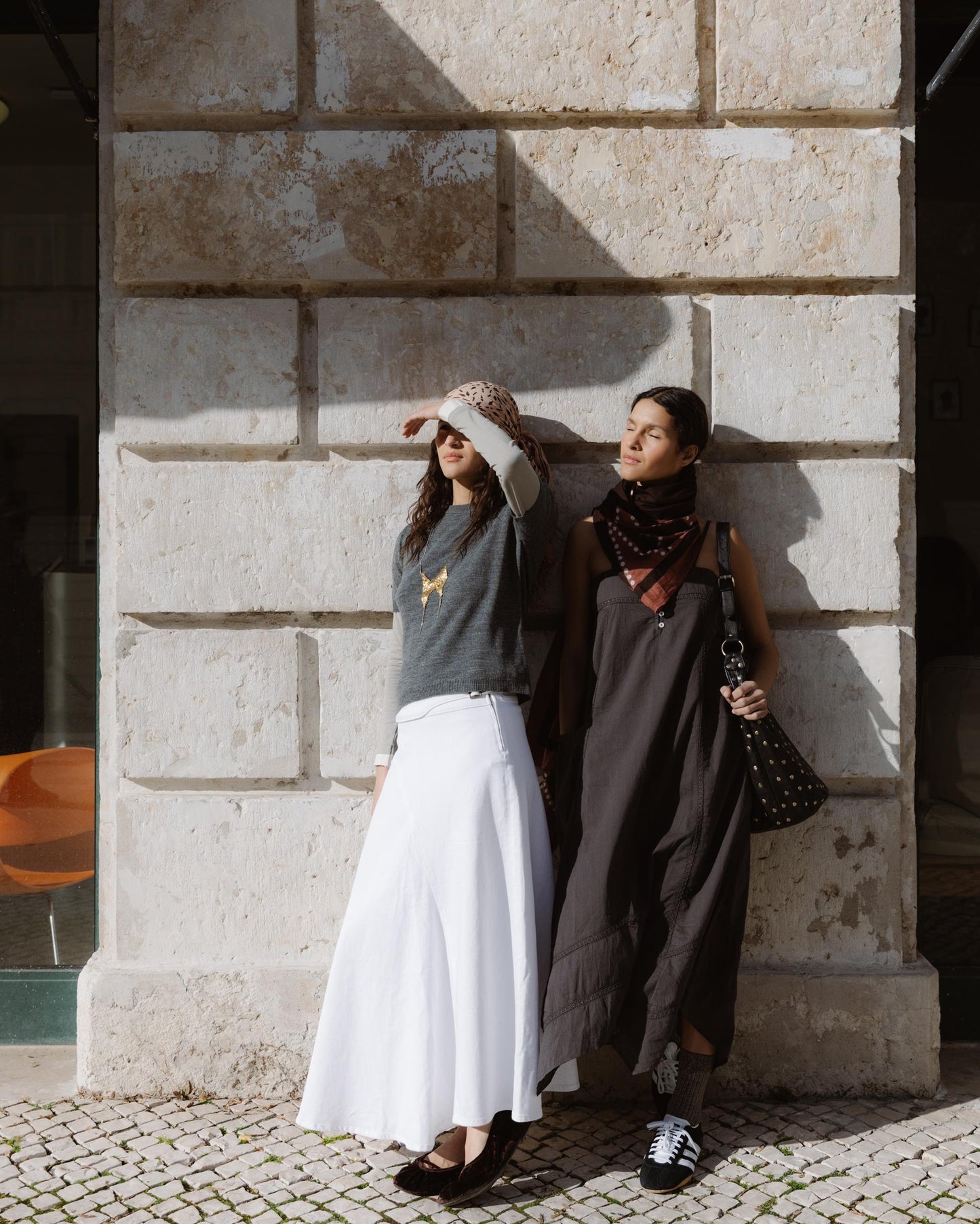 Falda Cinturón Hebilla Lateral Blanco