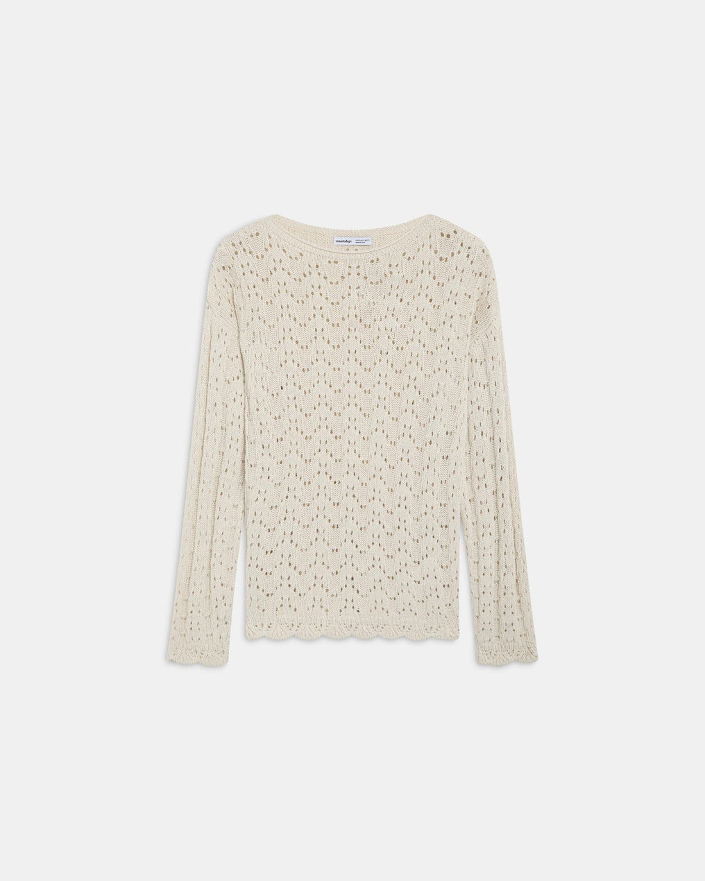 Sweater Perfurada Cru