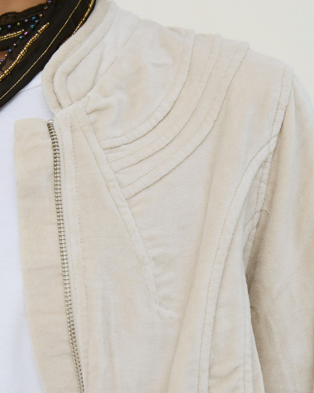 Chaqueta Velvetone Nervios Crudo