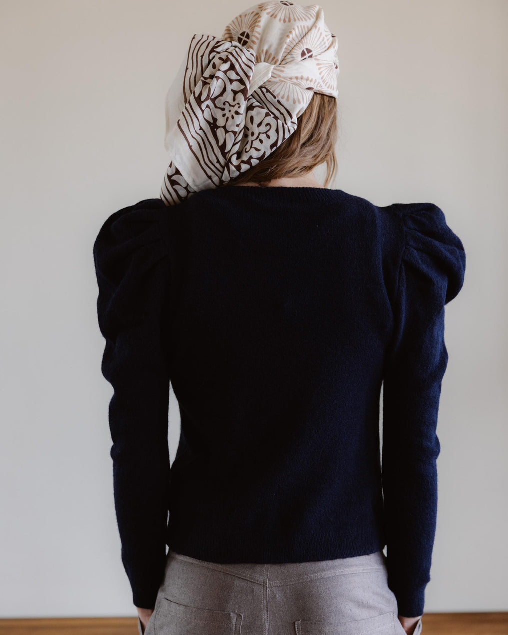 Jersey Manga Abullonada Azul Marino