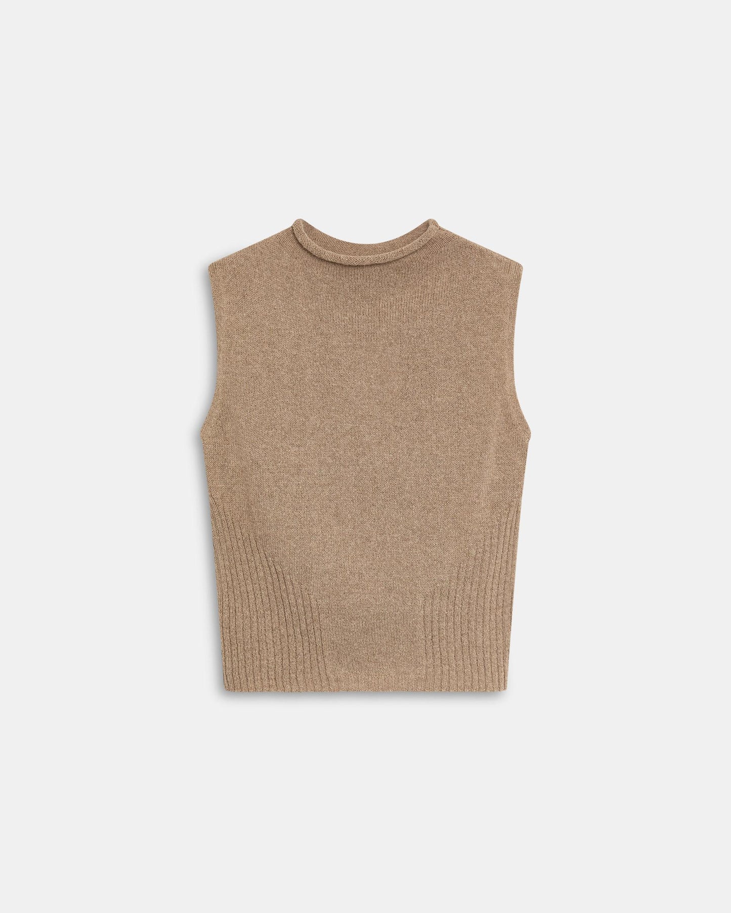 Top Punto Detalle Rib Beige