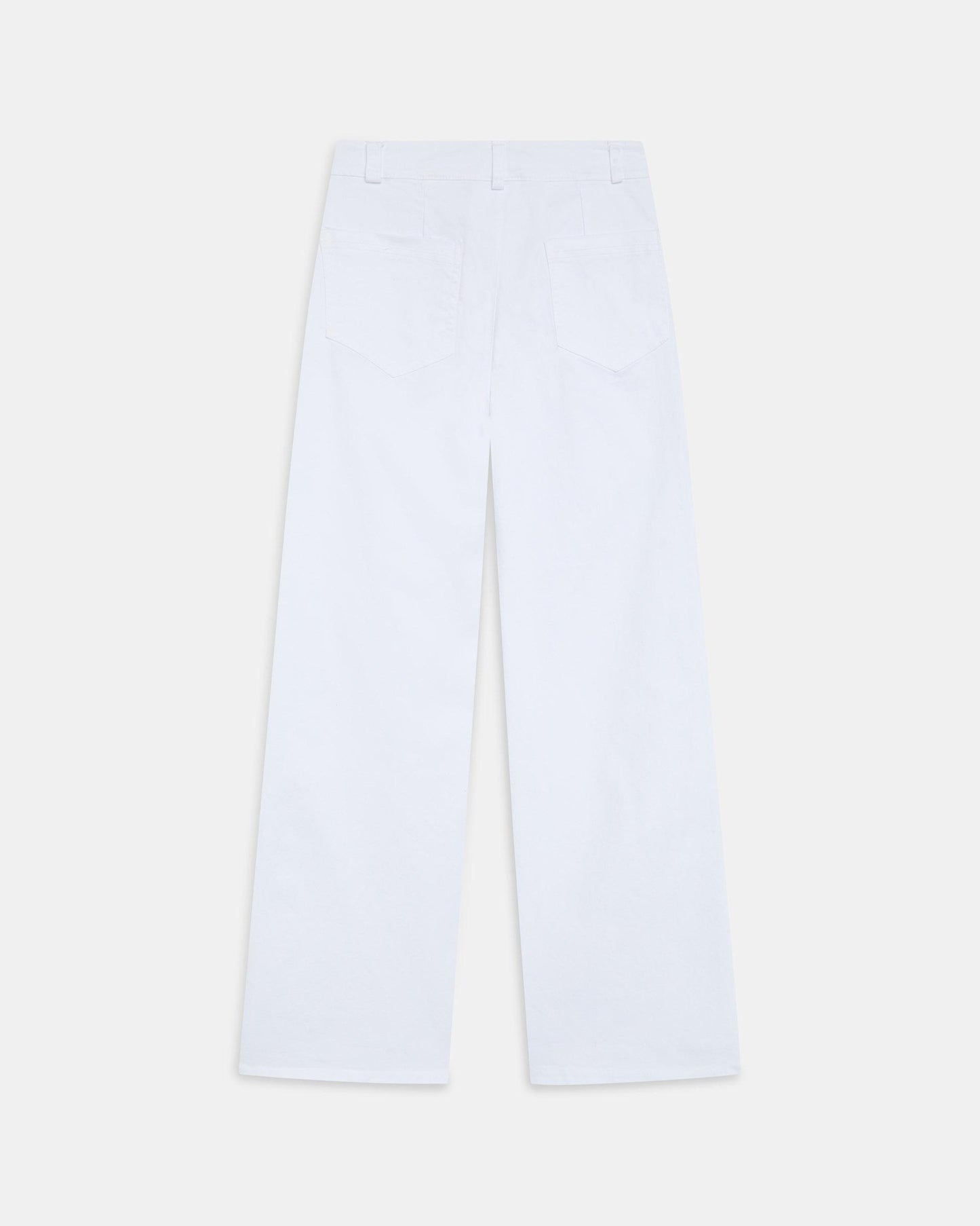 White Patch Pocket Jeans