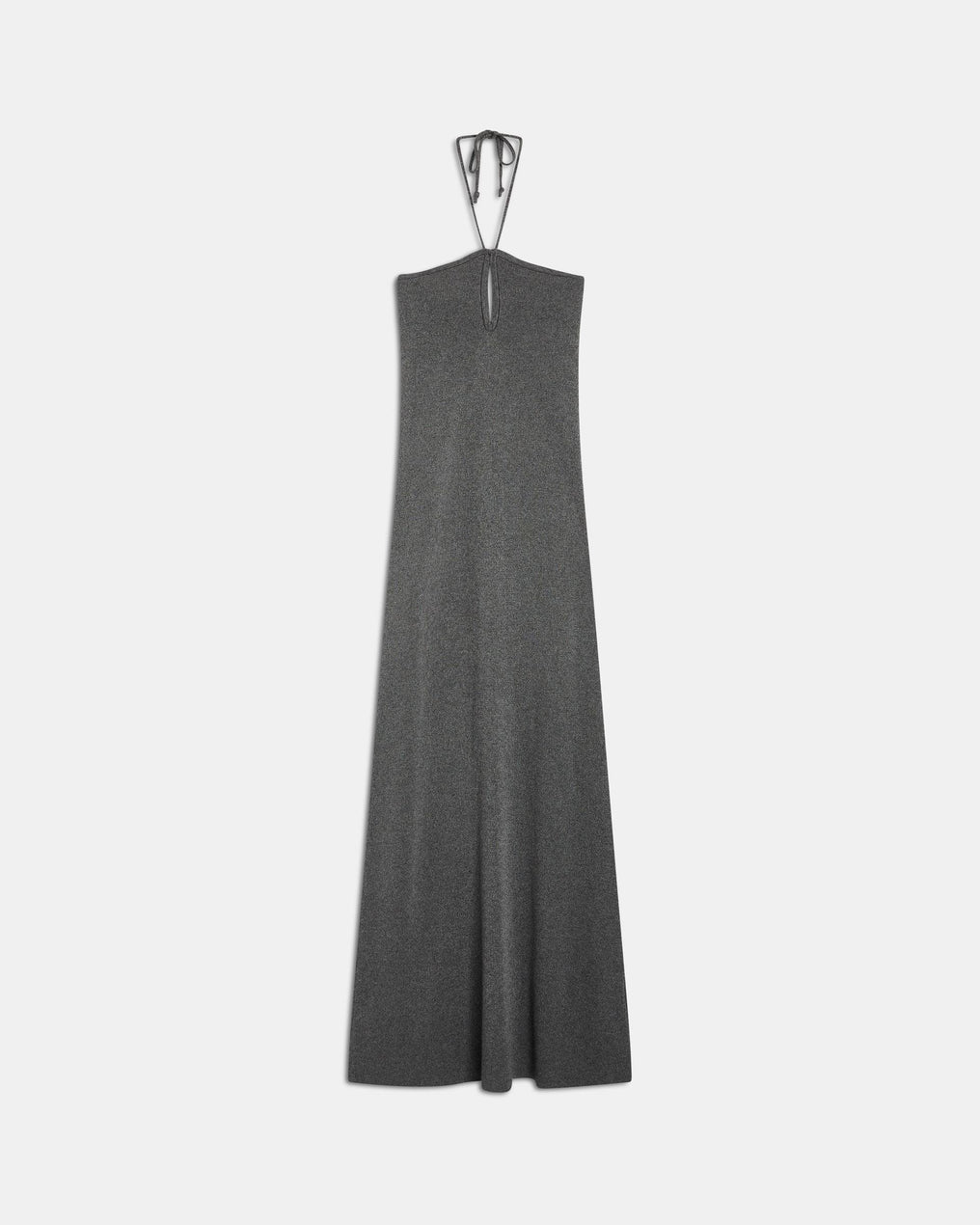 Robe Halter Maille Gris