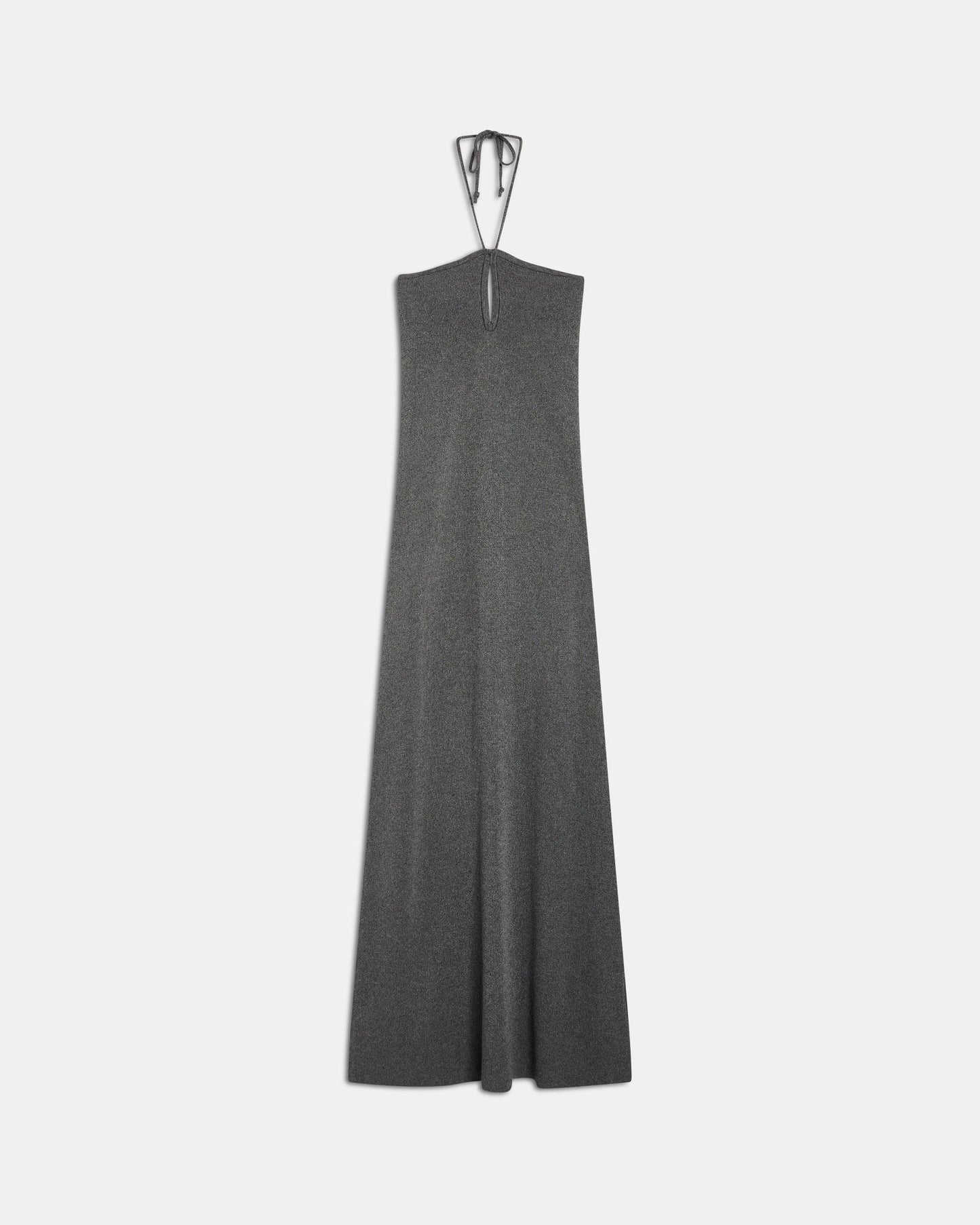 Robe Halter Maille Gris