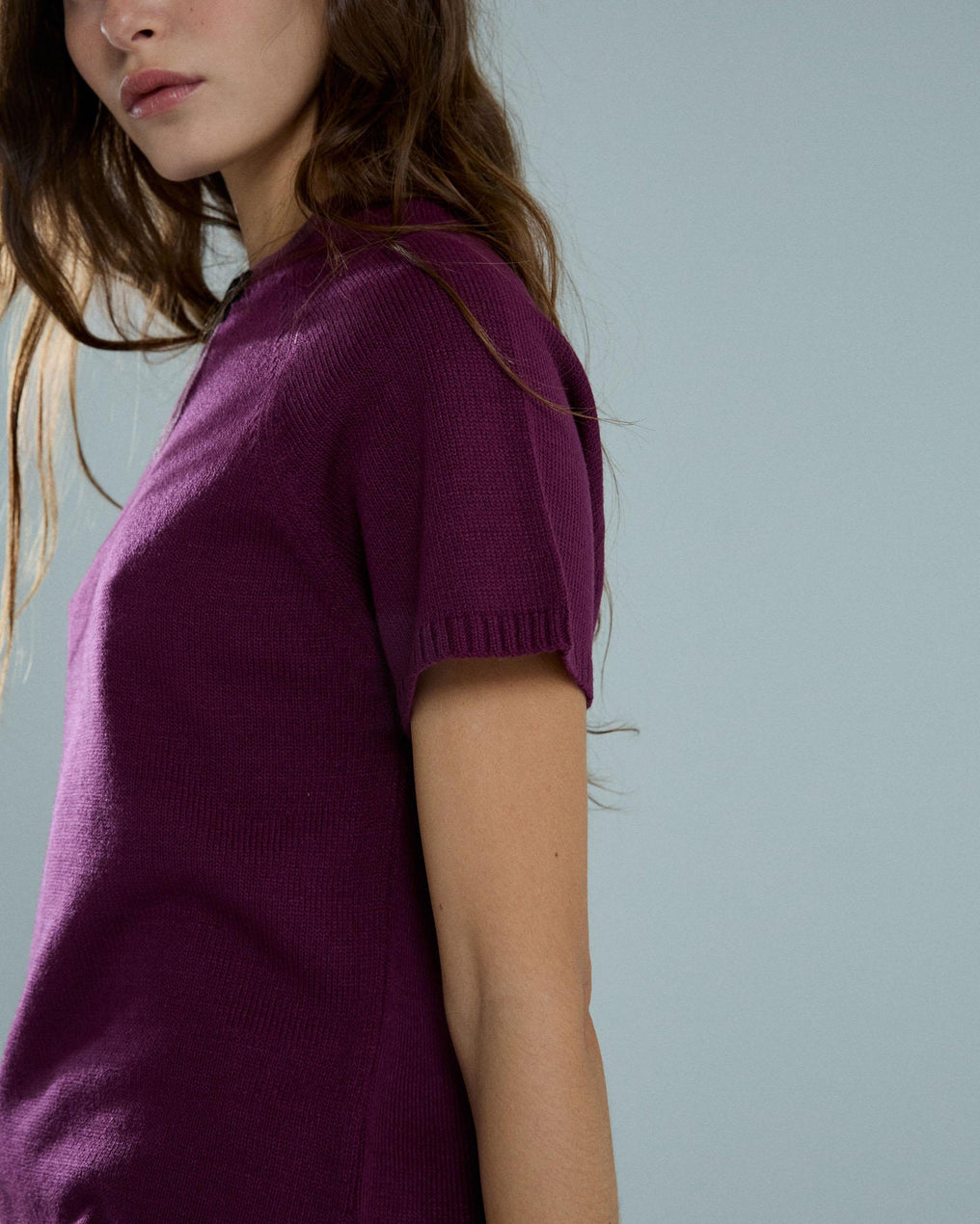 Top Alamar Escote Morado