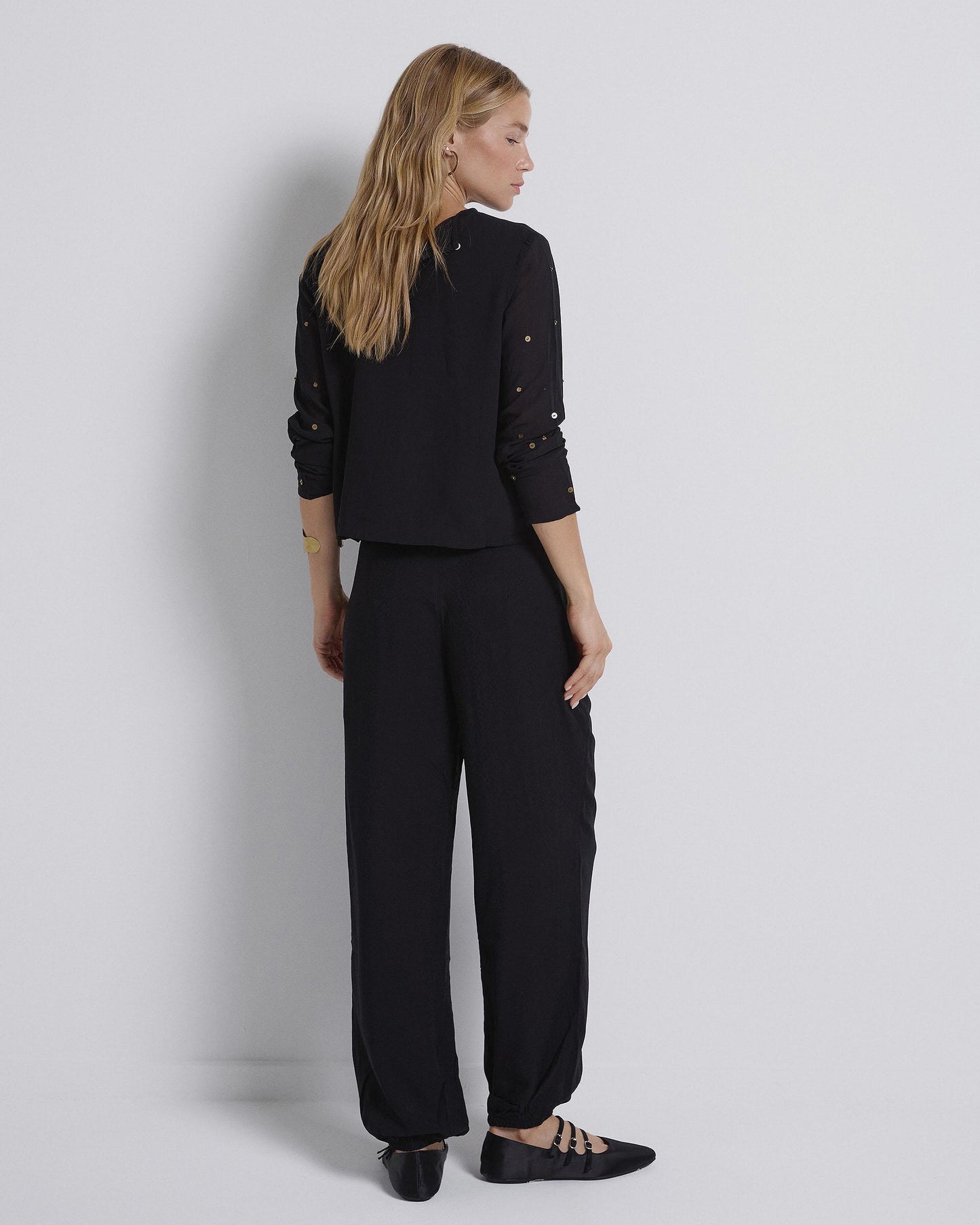 Blusa Lentejuelas Negro