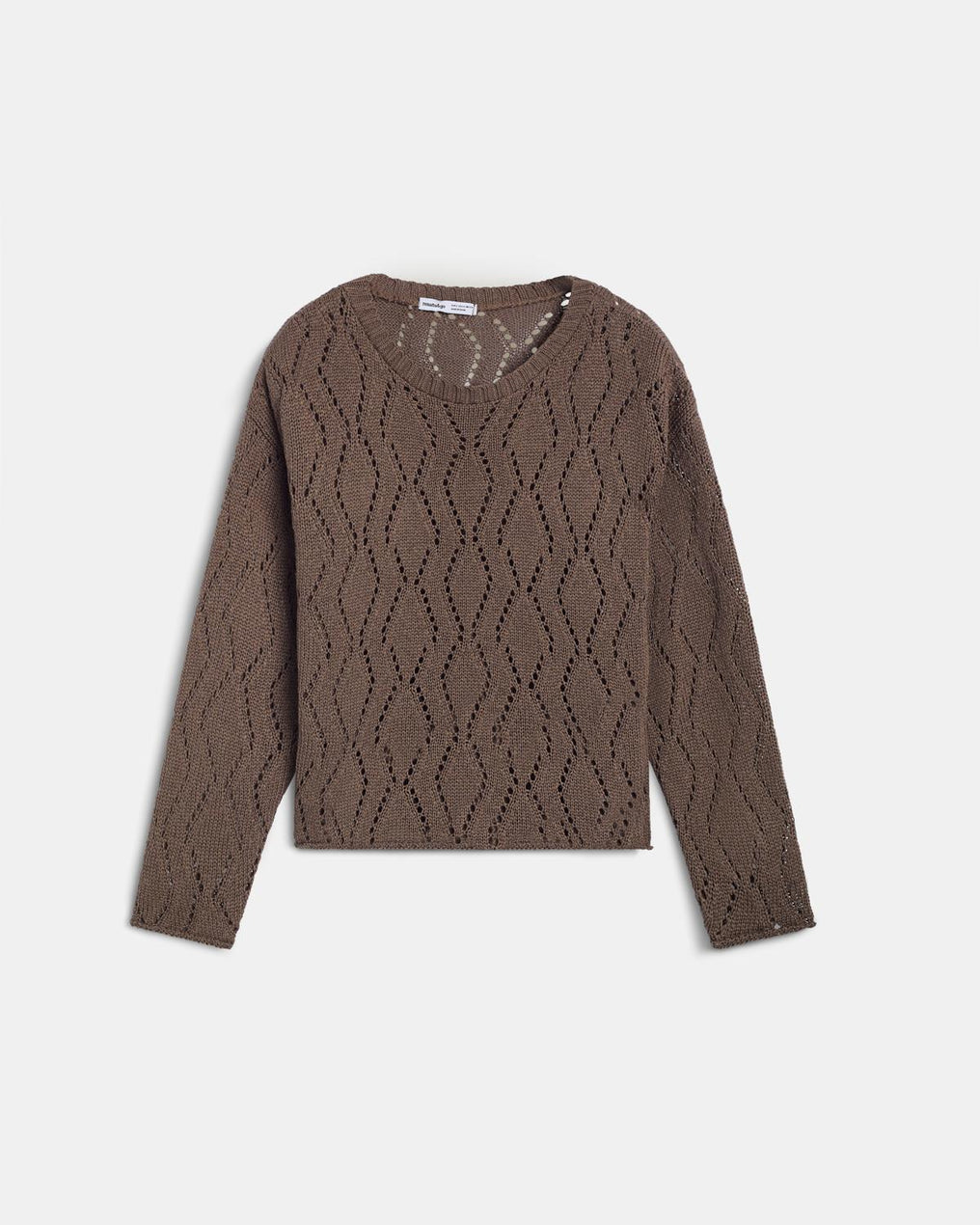 Jersey Die-Cut Rhombus Taupe