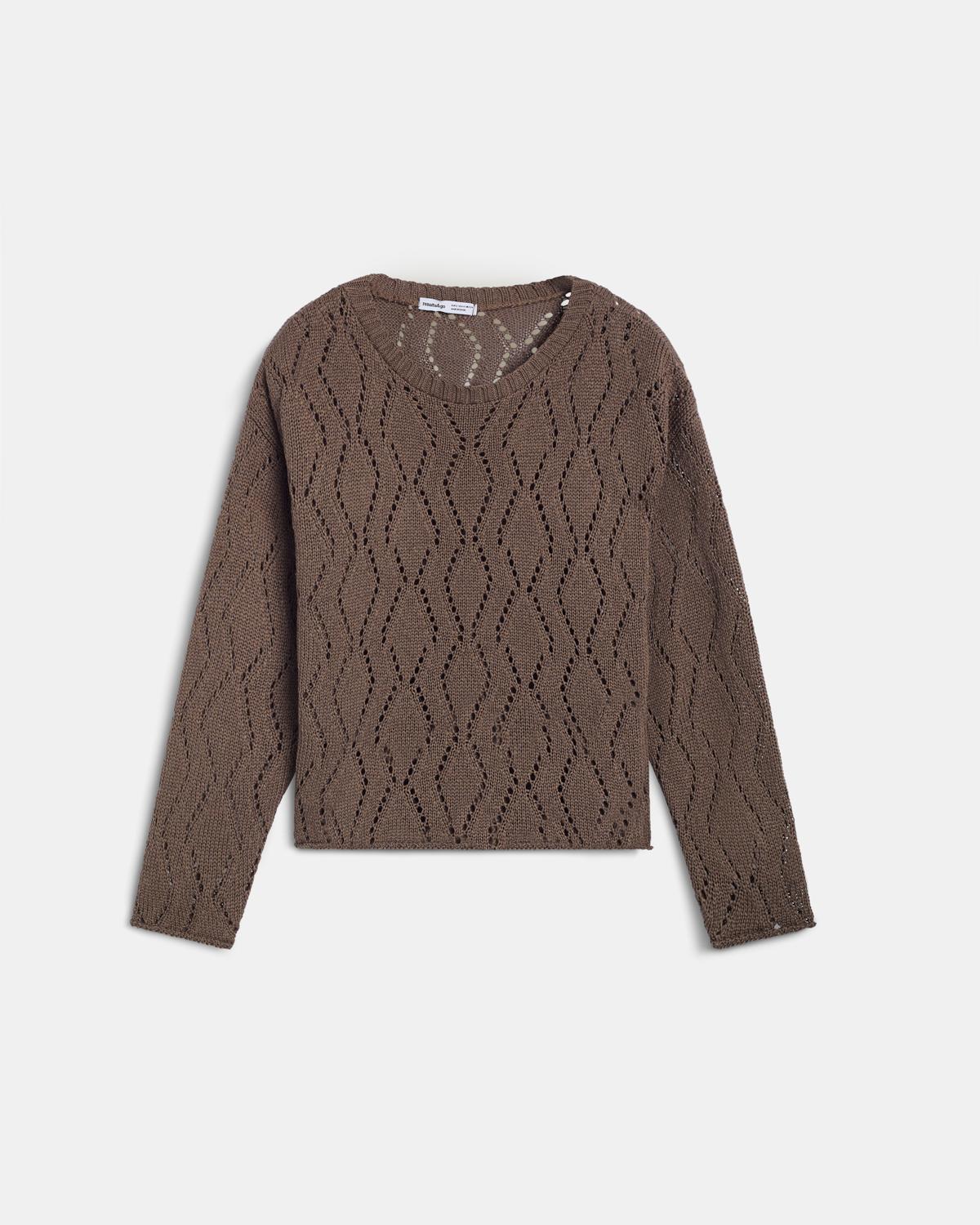 Jersey Die-Cut Rhombus Taupe