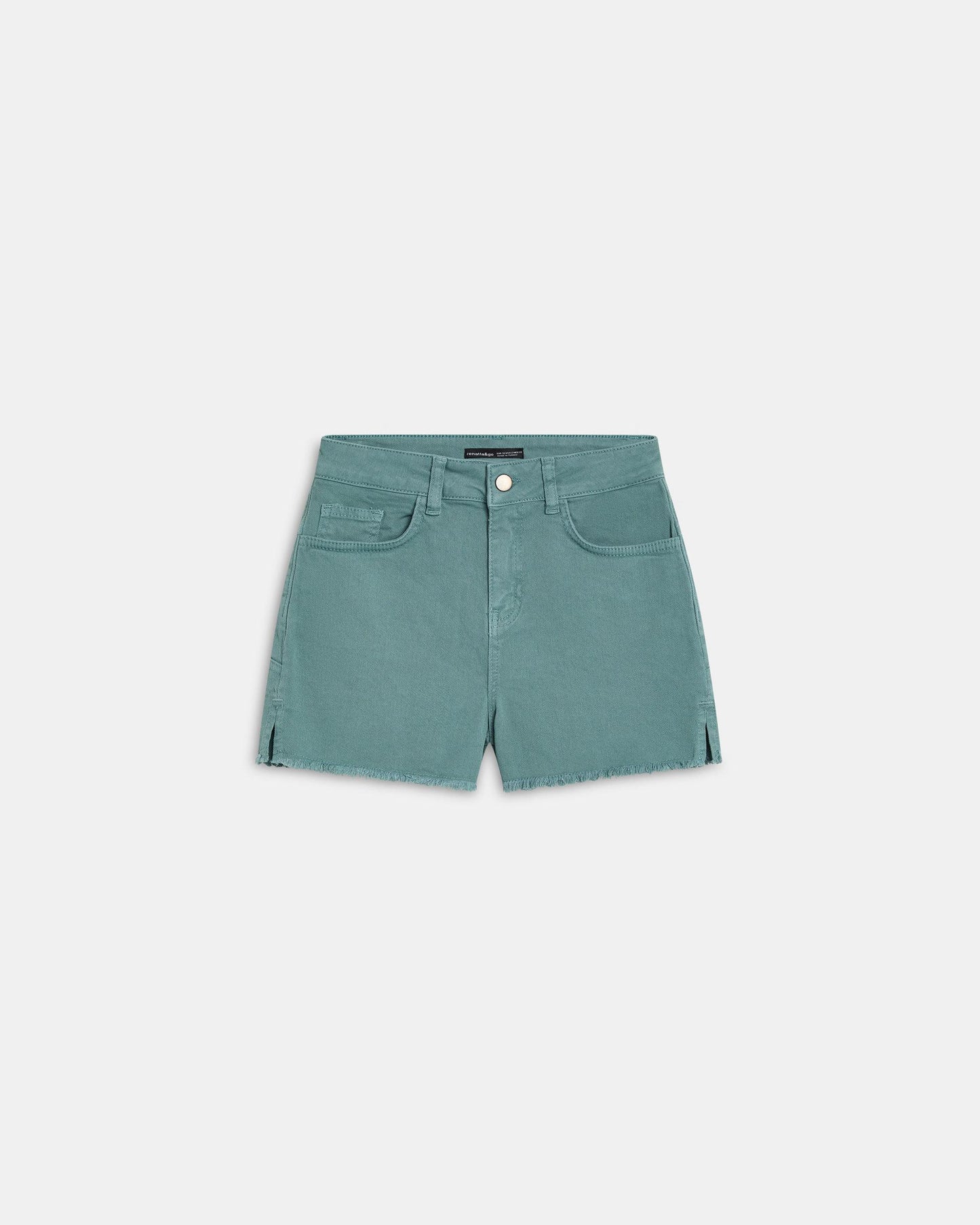 Shorts Estrellas Traseras Verde Agua