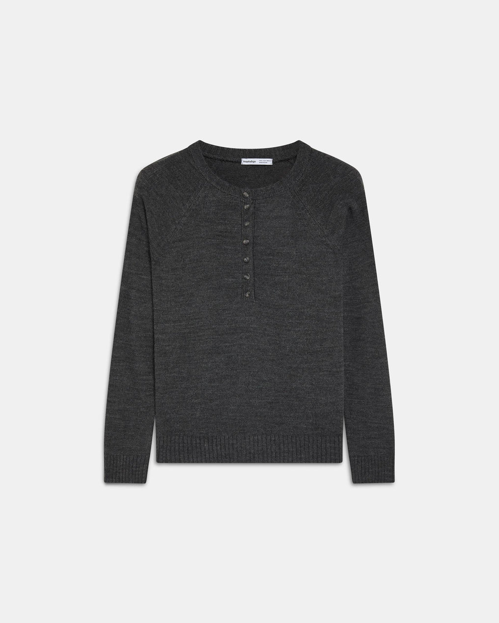 Sweater Botões Frontais Antracite