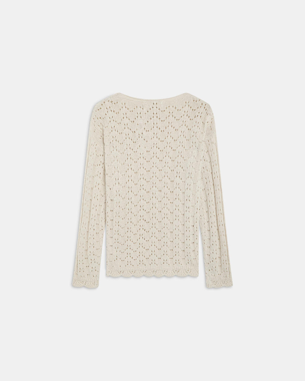 Sweater Perfurada Cru