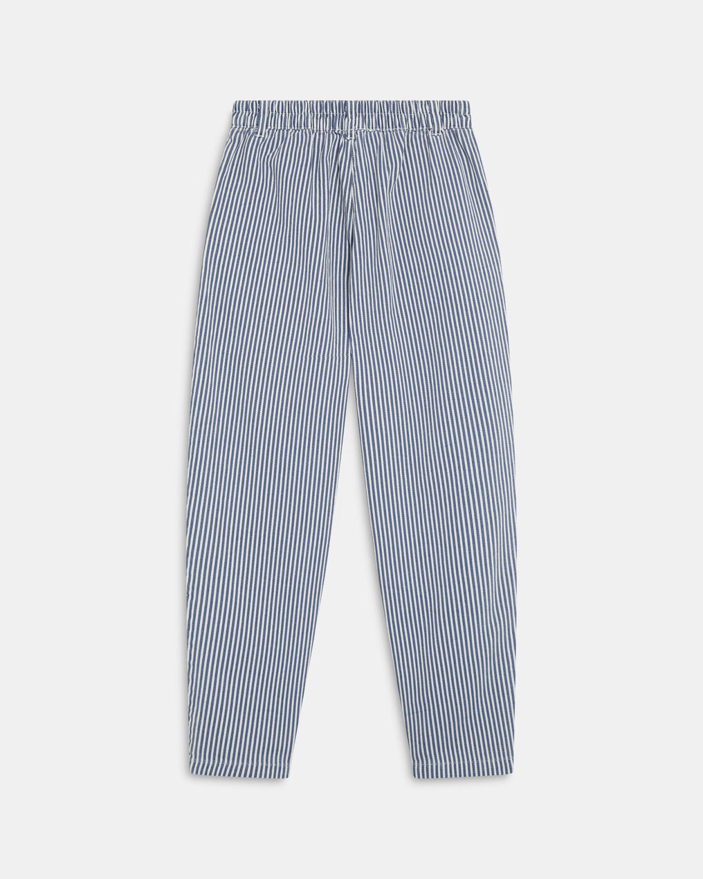 Blue Striped Balloon Jeans
