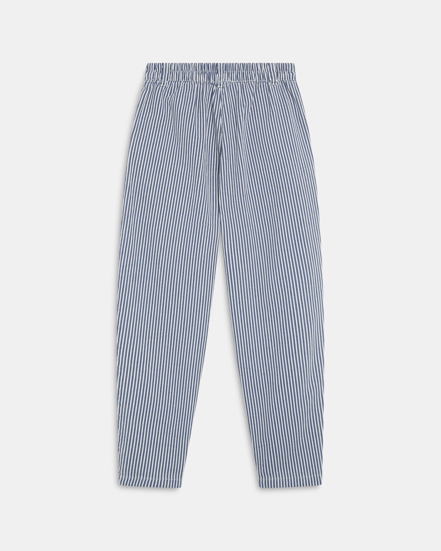 Blue Striped Balloon Jeans