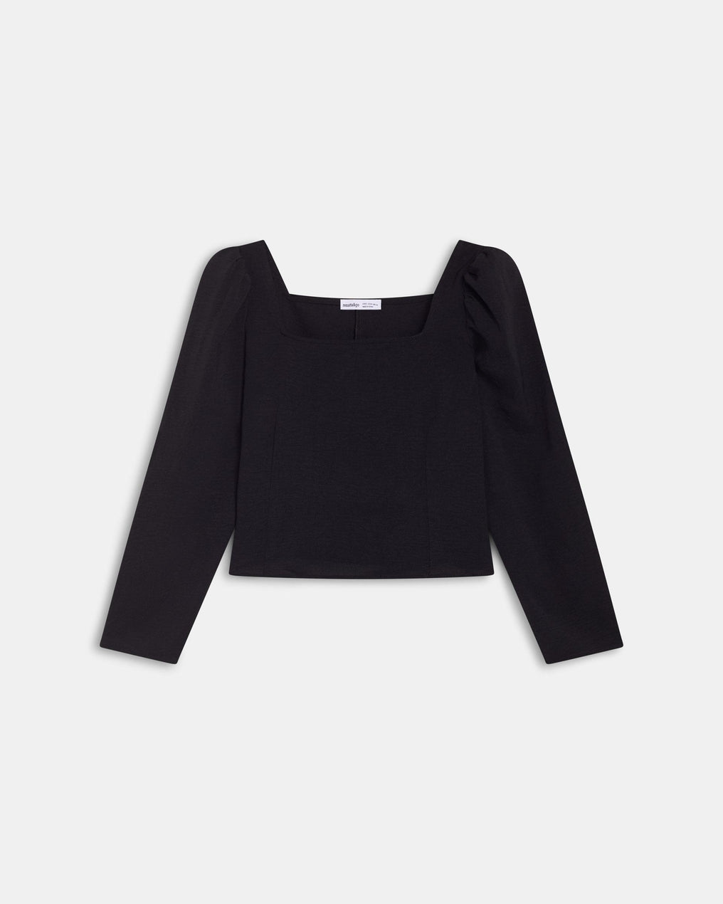 Blusa Decote Quadrado Preta