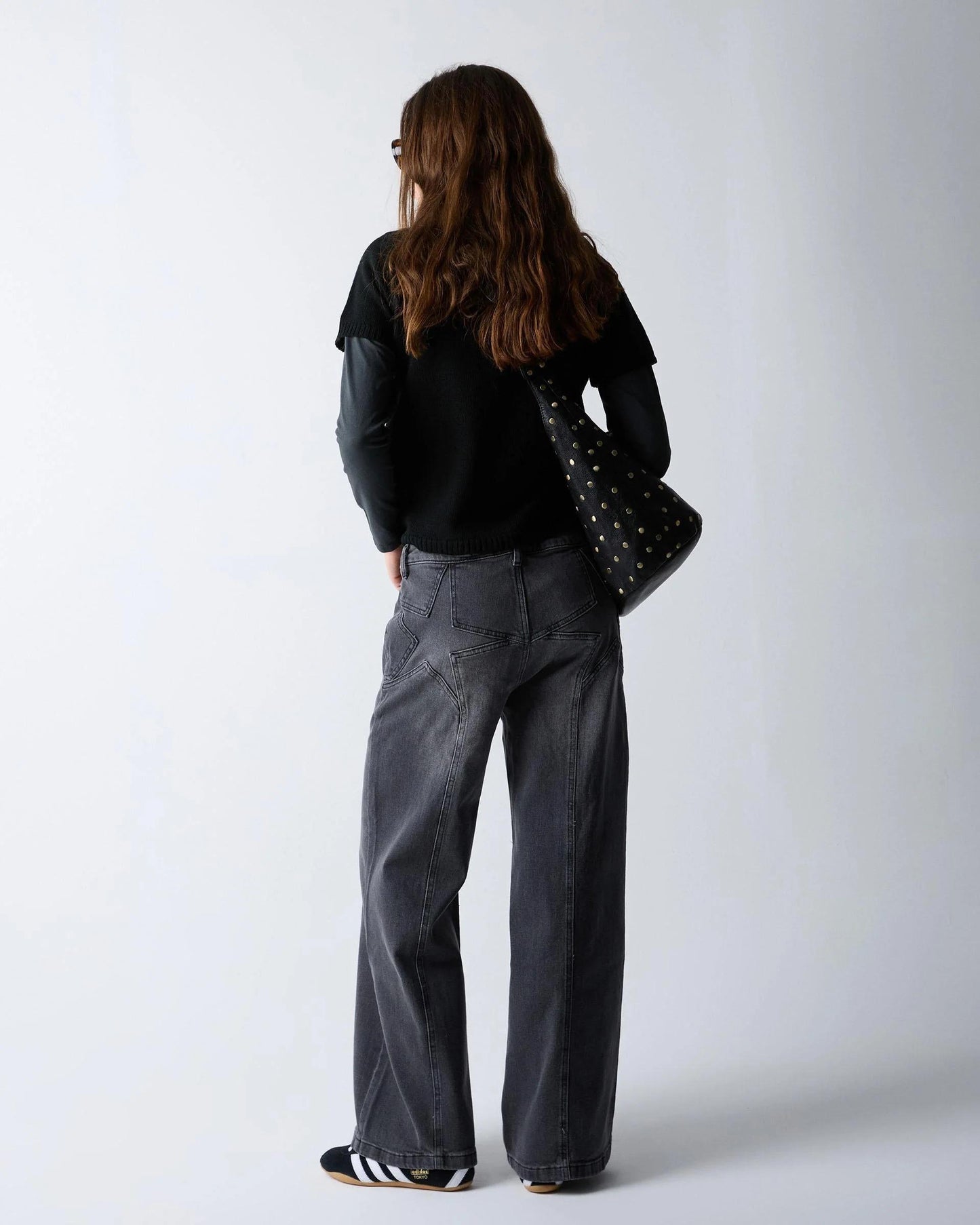 Jeans Estrellas Traseras Antracita