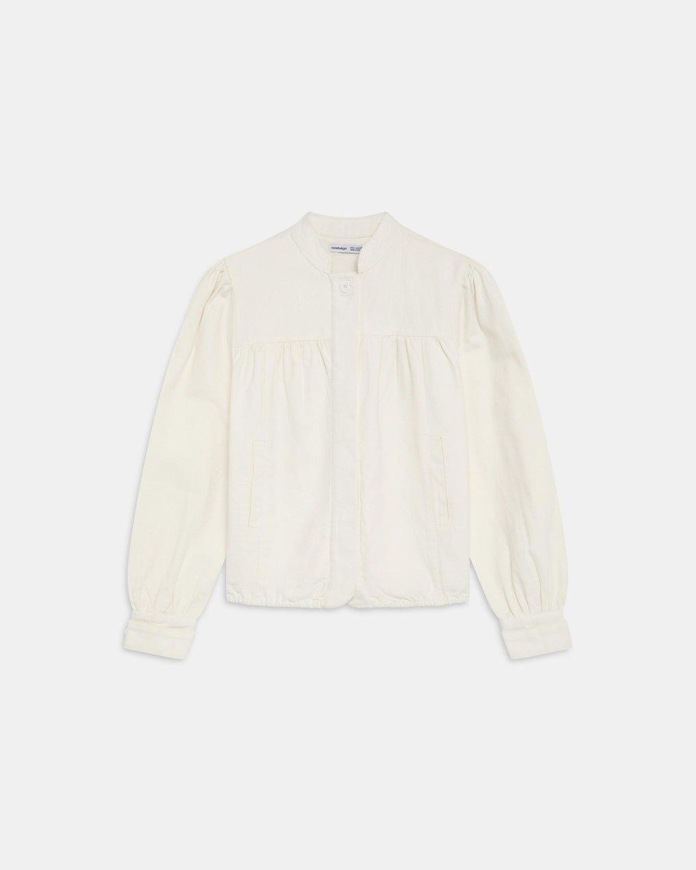 Bomber Canesú Canvas Blanco