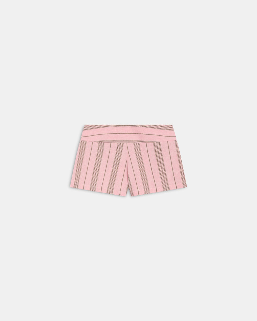 Shorts Triple Cinturilla Rayas Rosa