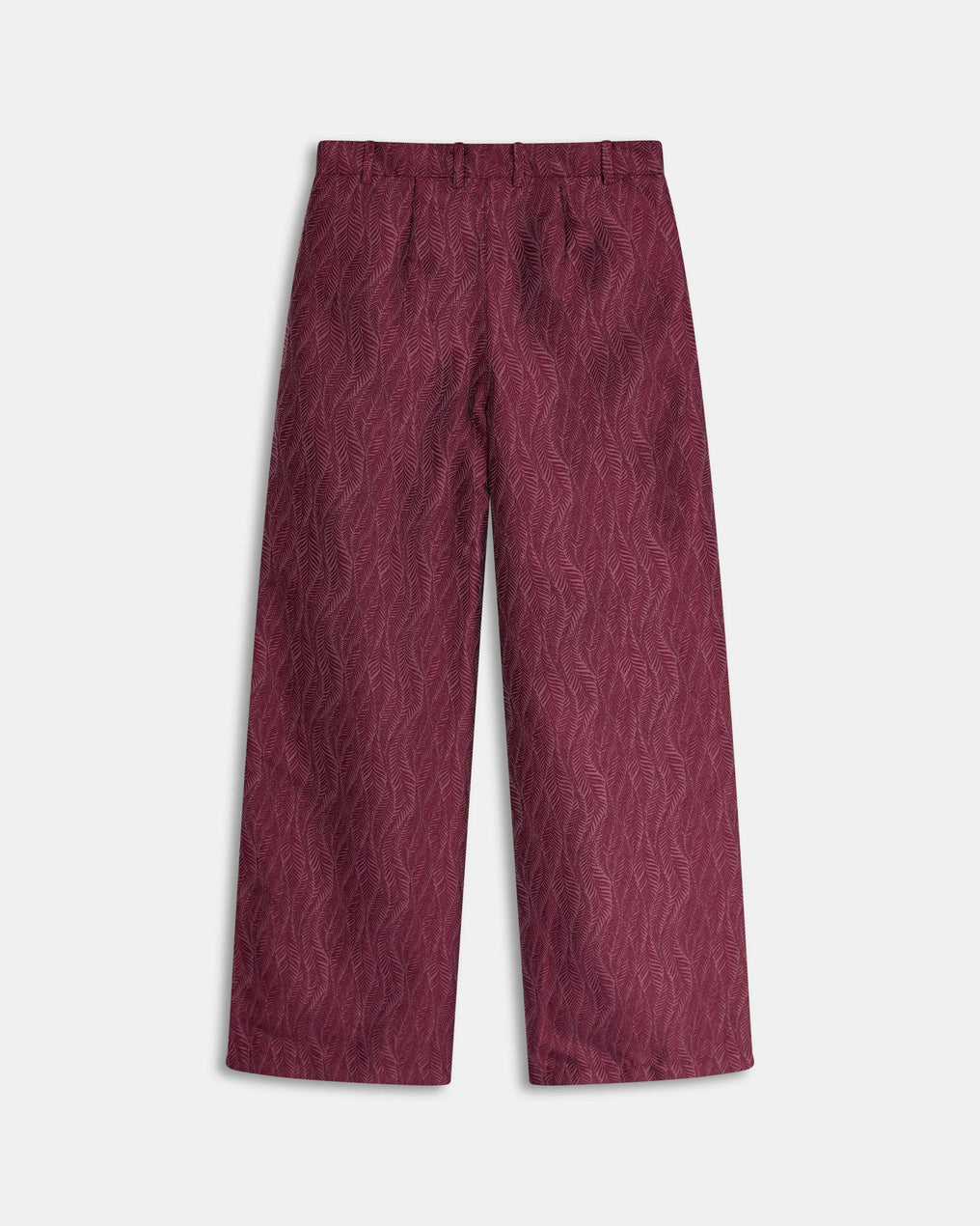 Garnet Textured Trousers