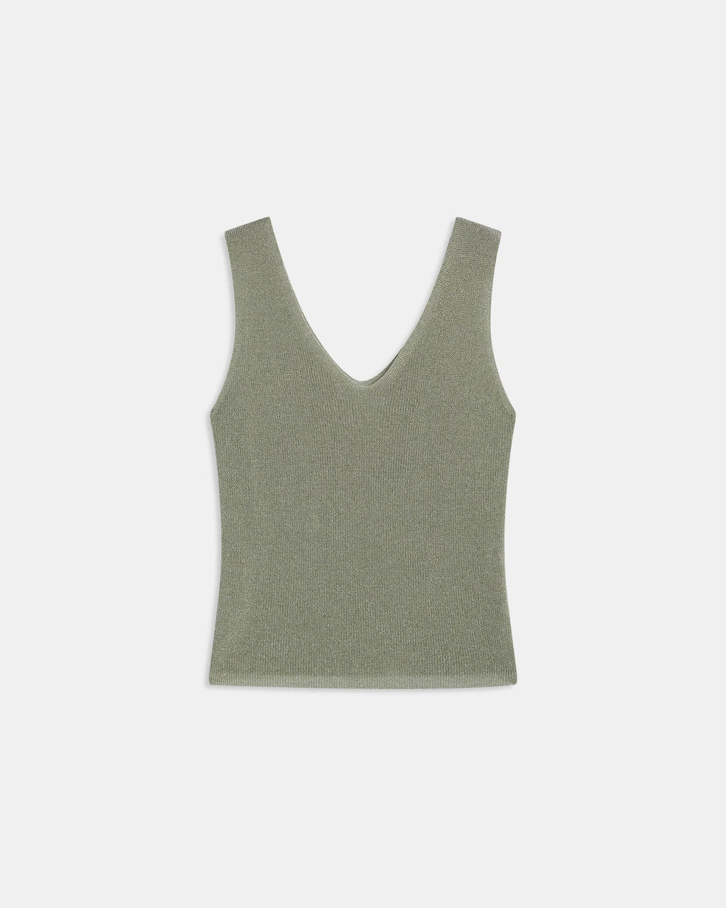 Top Bretelles Lurex Vert
