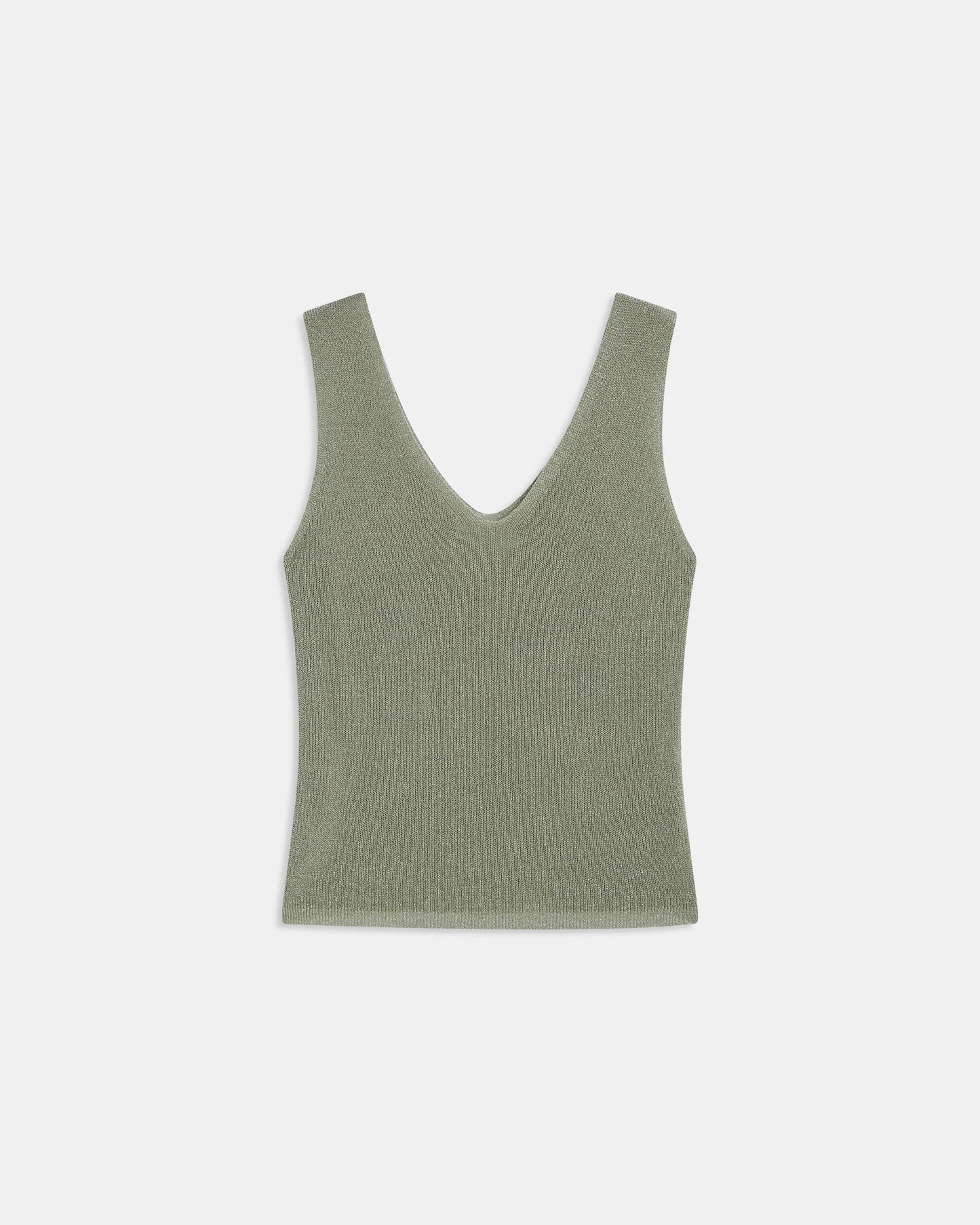Top Bretelles Lurex Vert