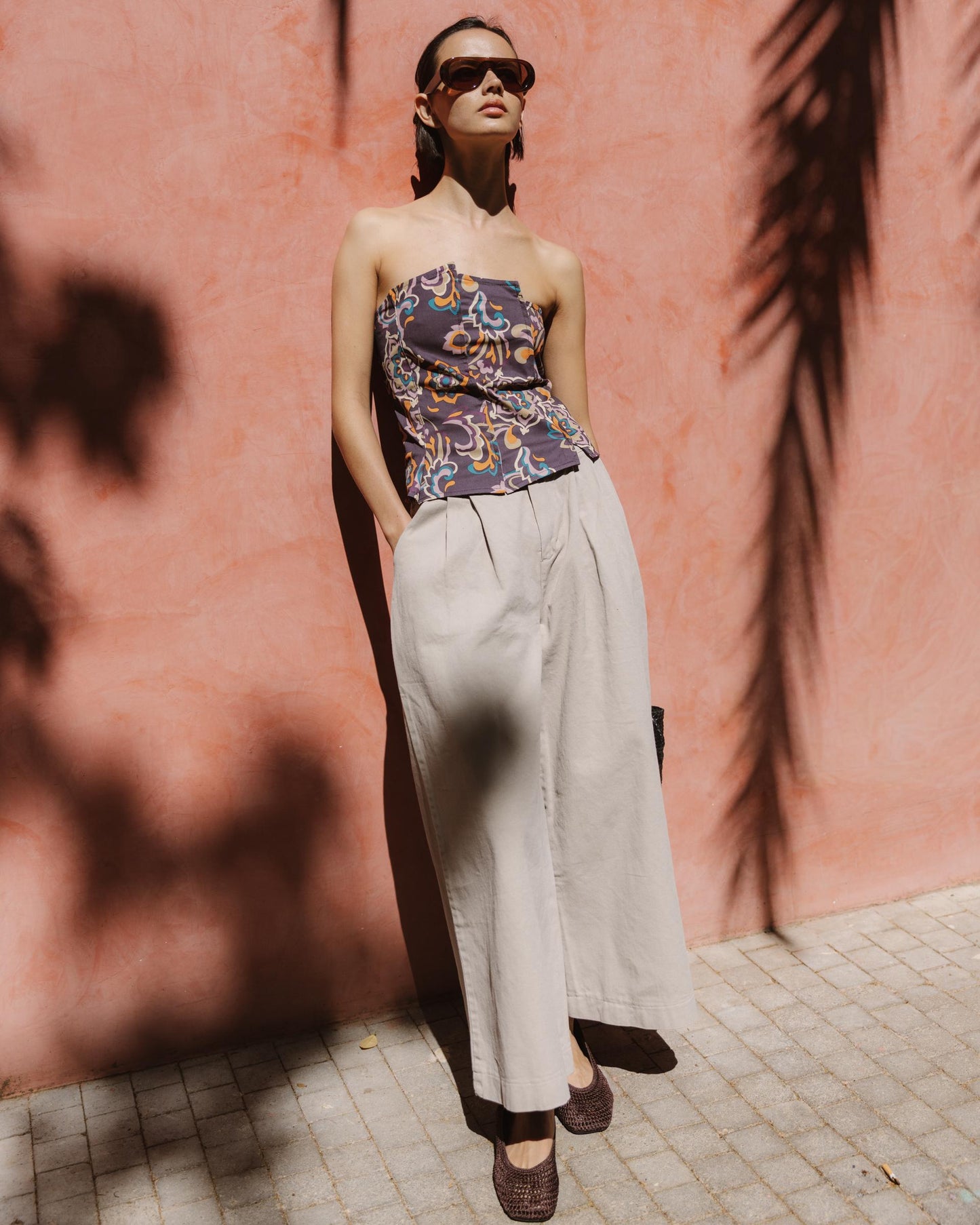 Top Corsetero Palabra De Honor Morado