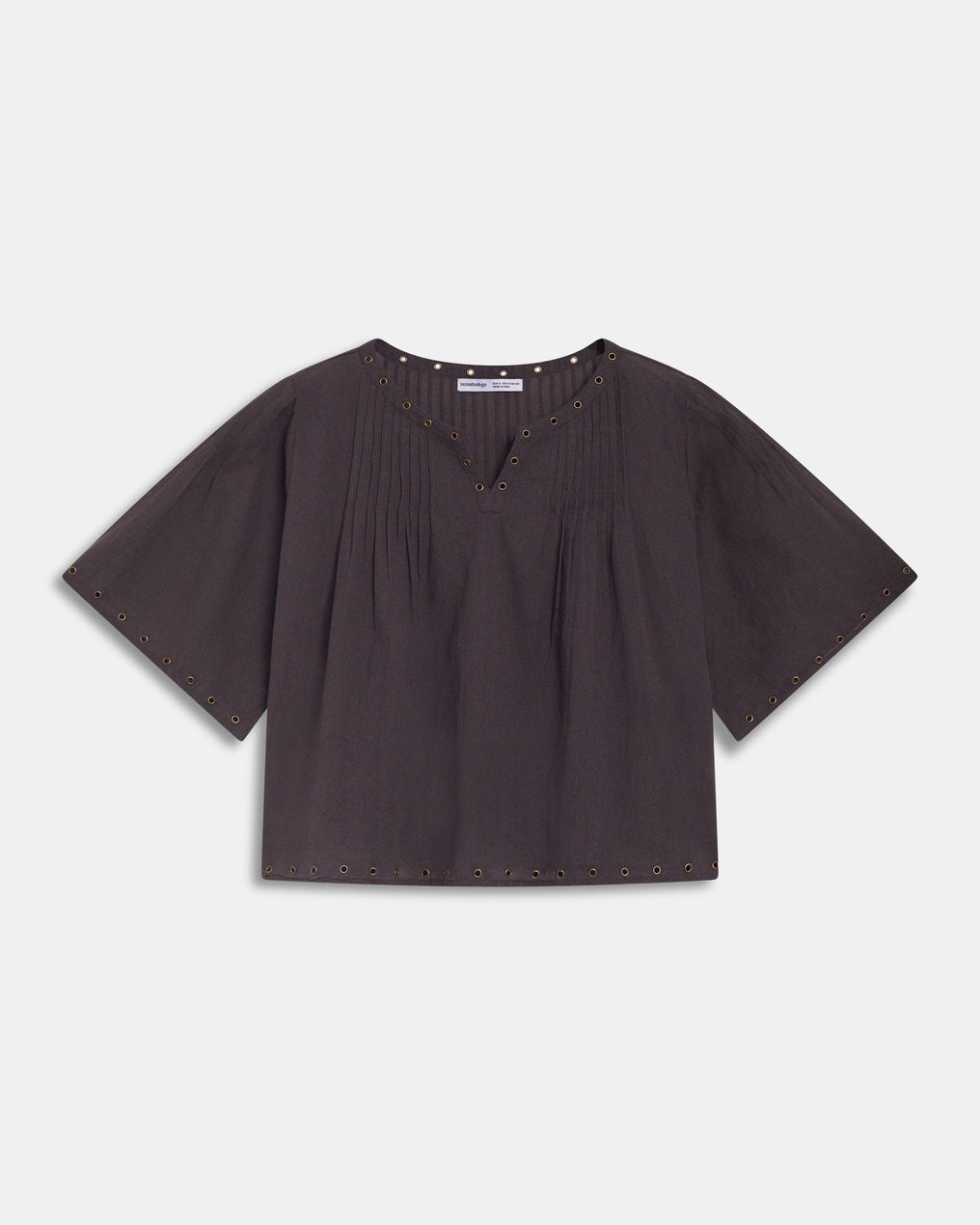 Blusa Arandelas Antracita