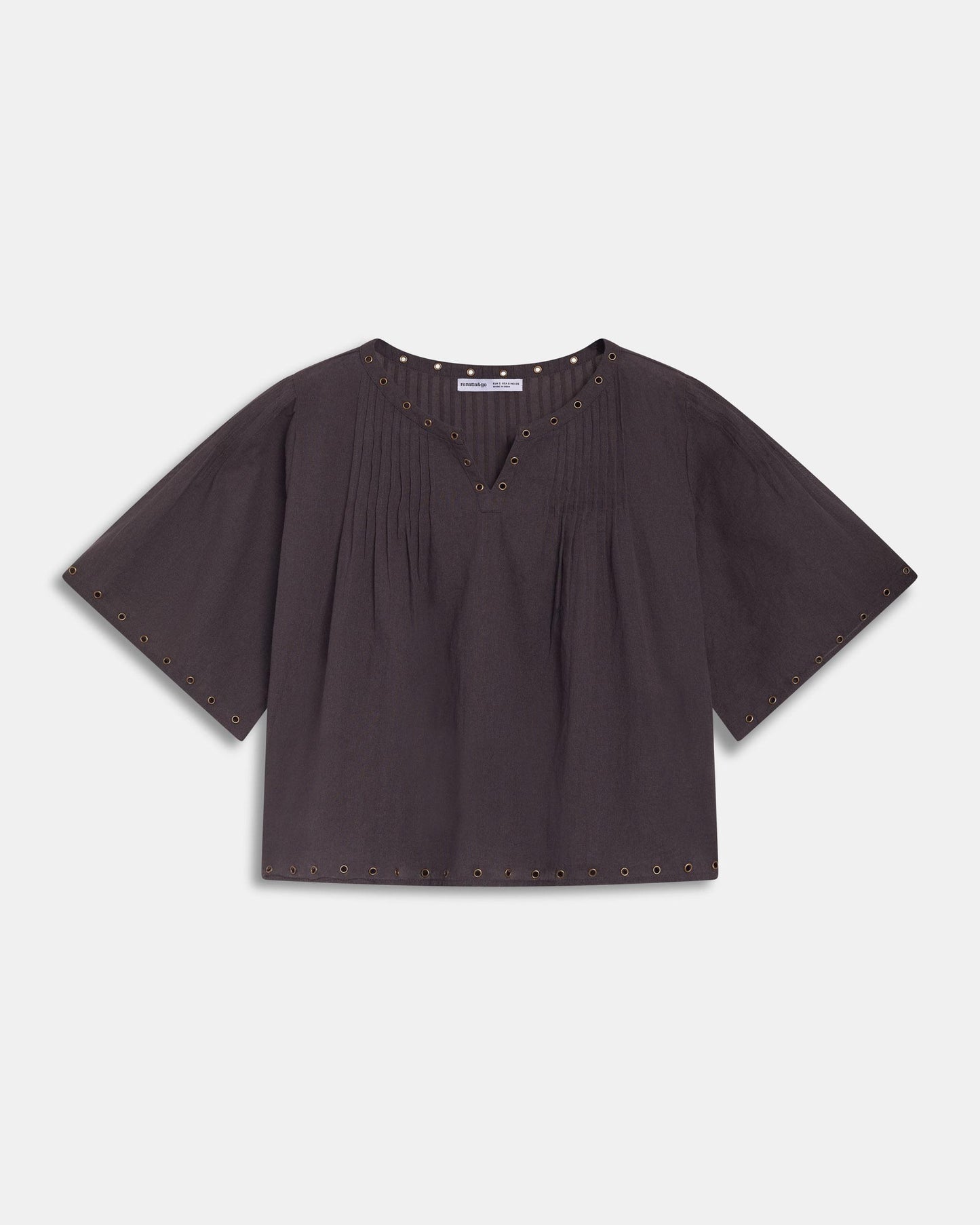 Blusa Arandelas Antracita