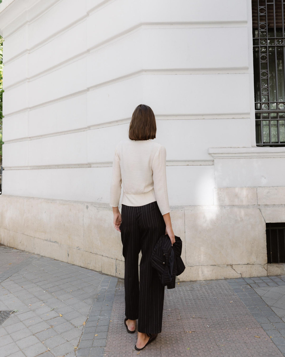 Pantalón Pinza Bolsillos Azul Oscuro