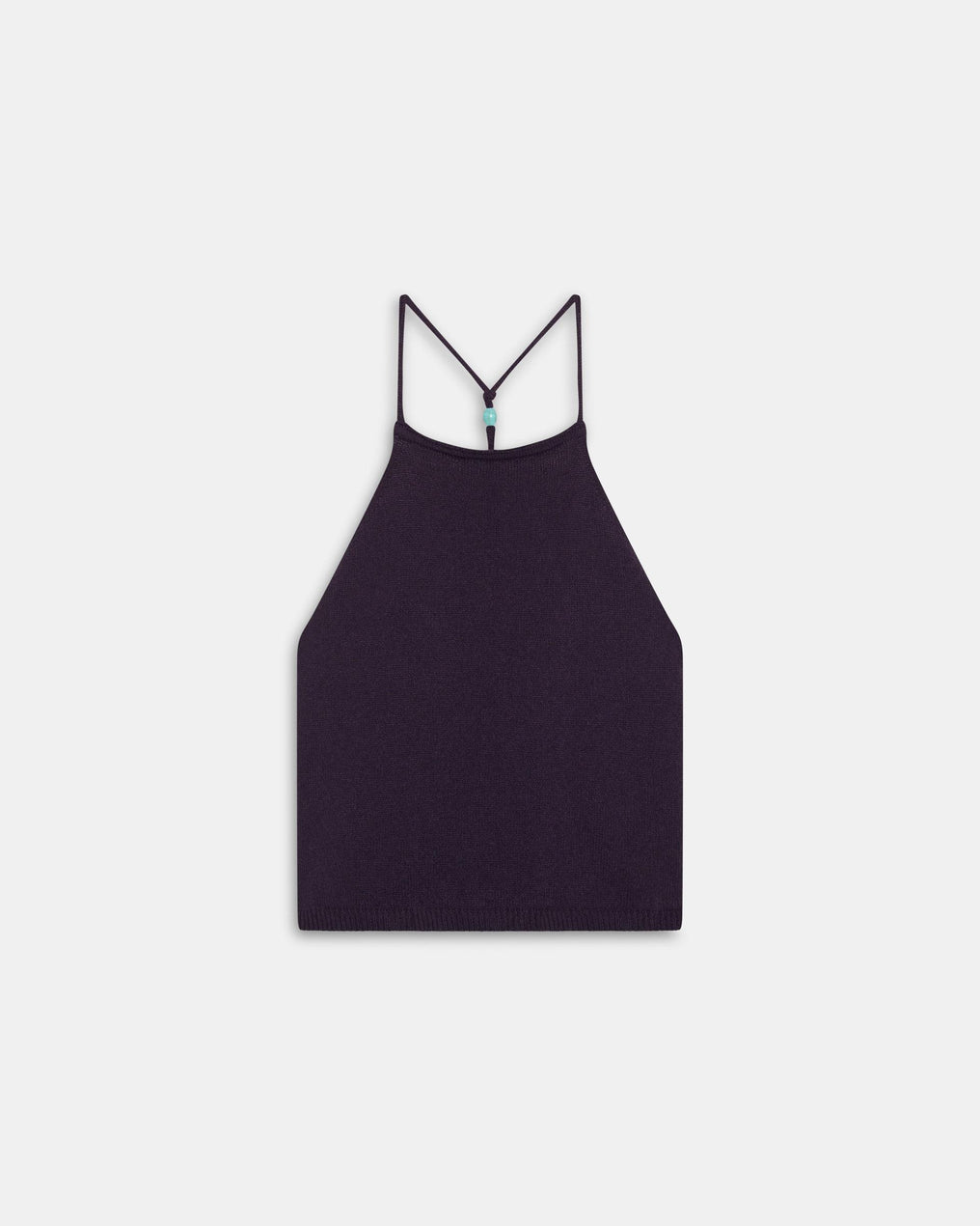 Top de Malha Costas Contas Roxo