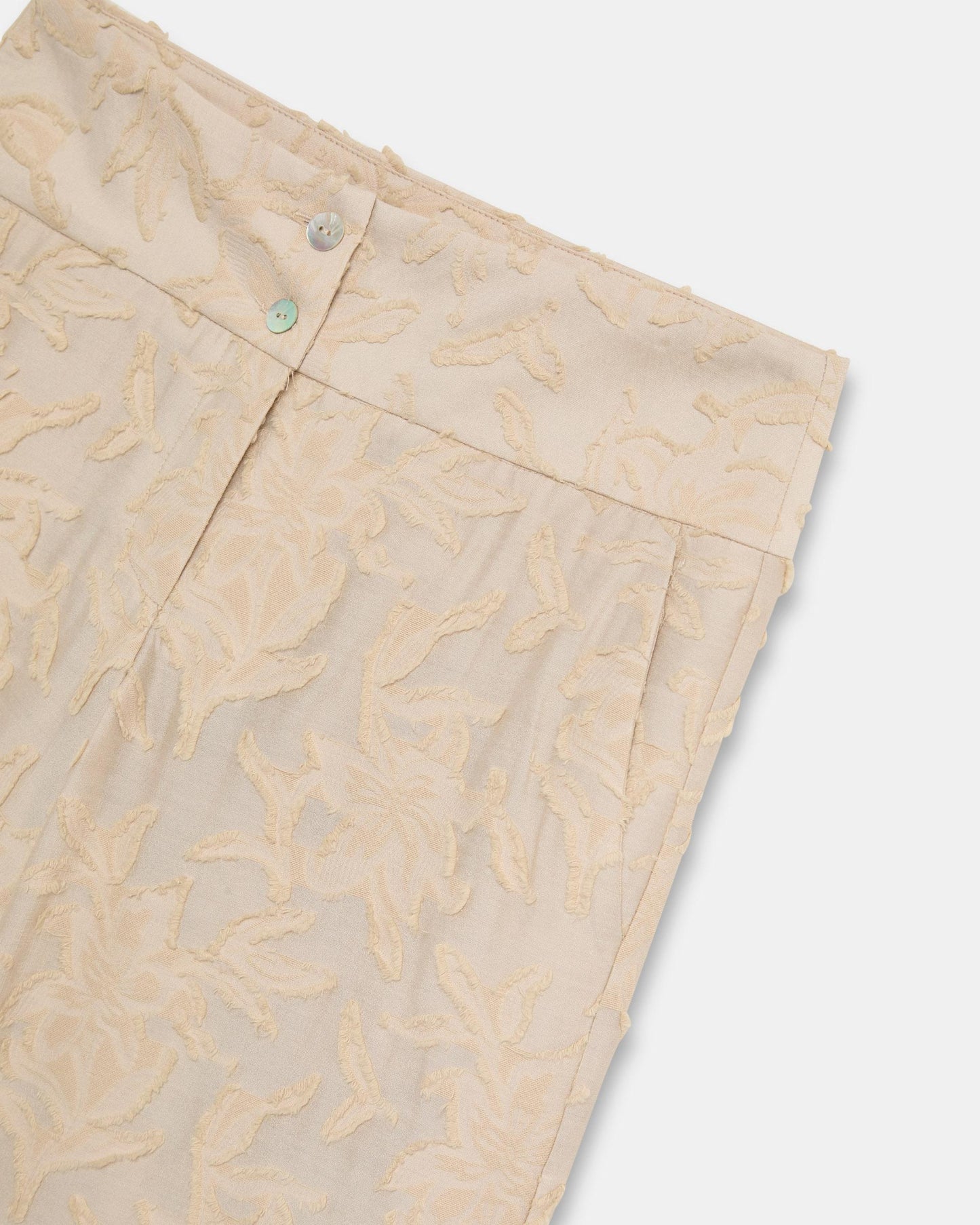 Calças Jacquard Cru