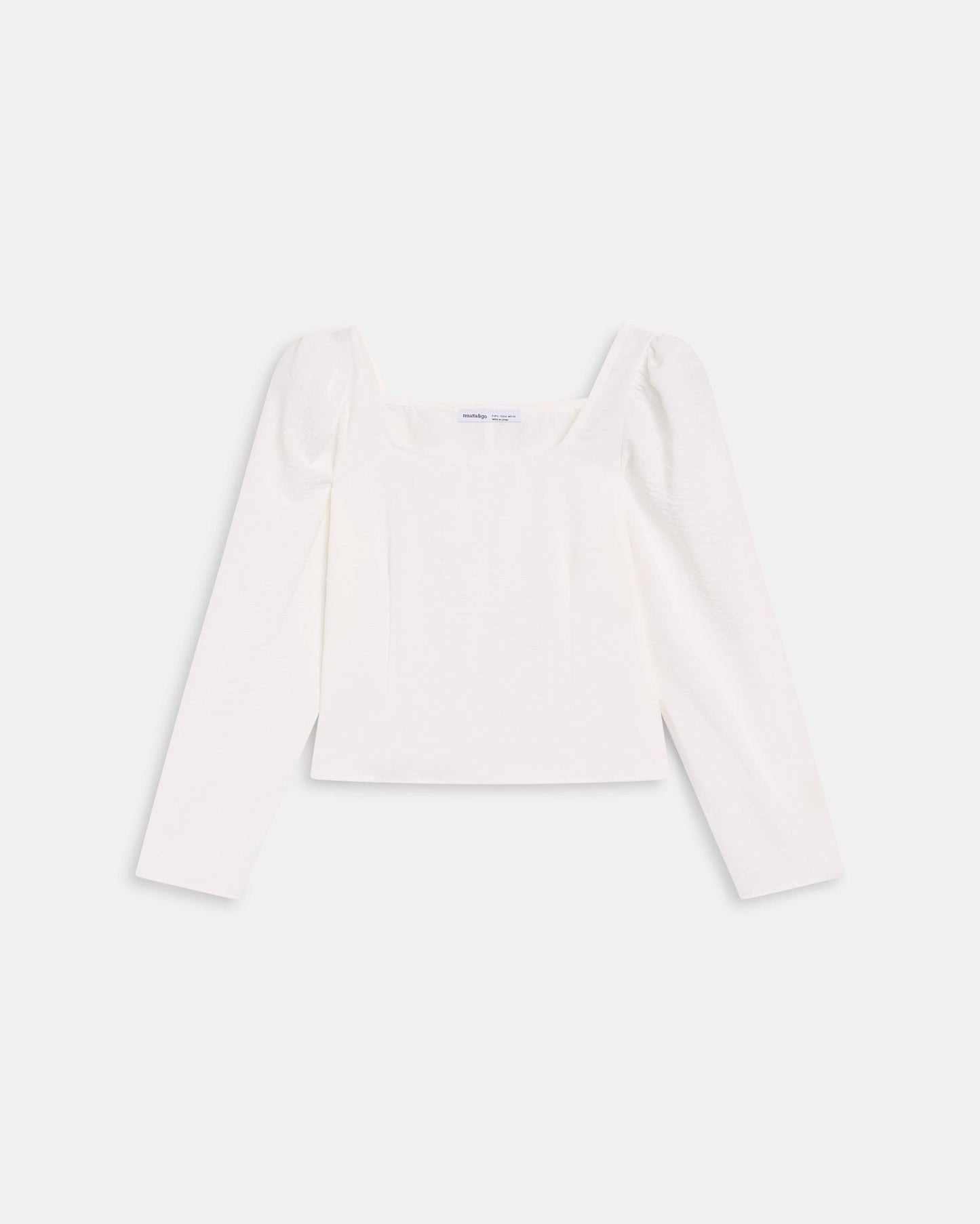 Blusa Decote Quadrado Branca