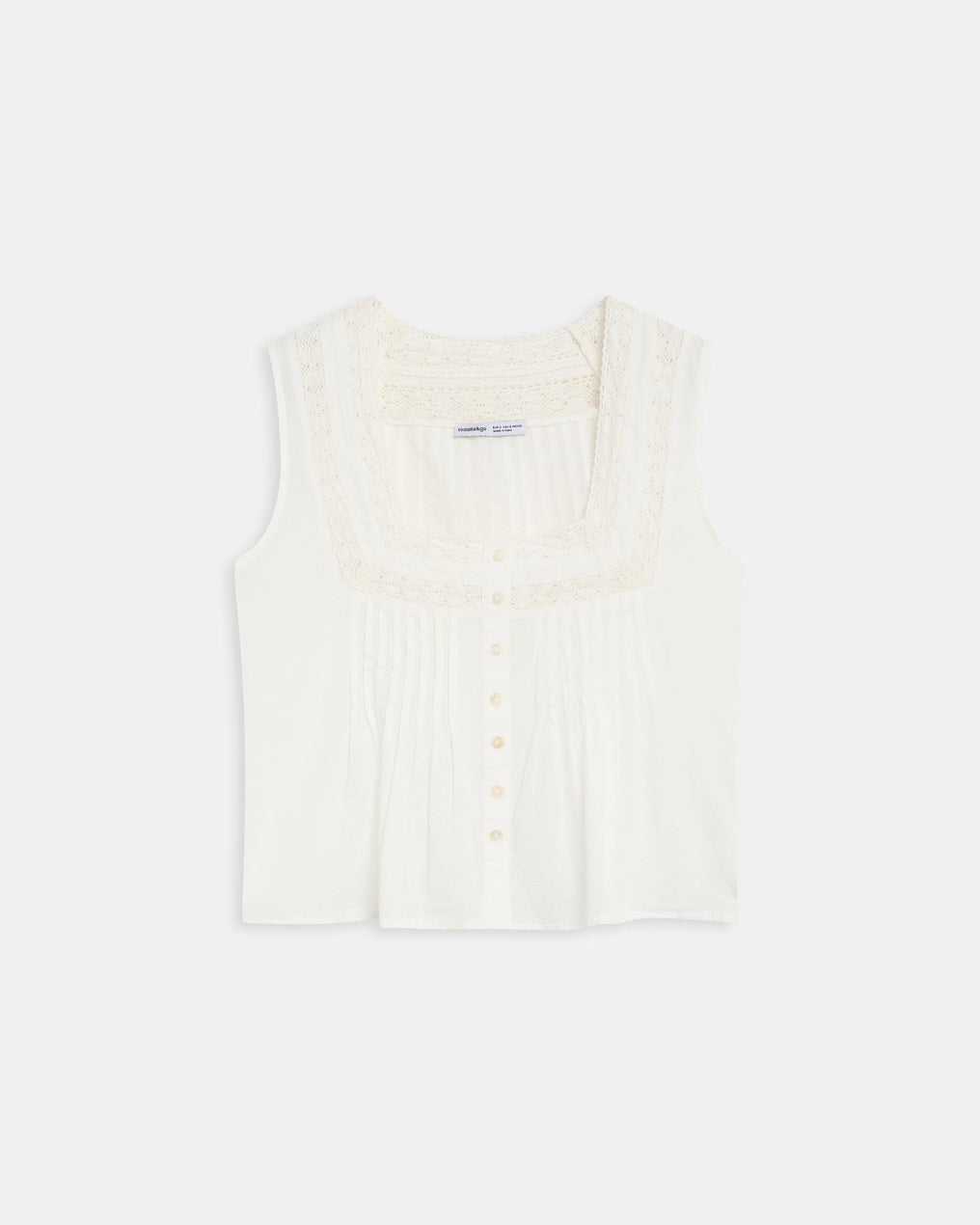 Top Puntillas Blanco