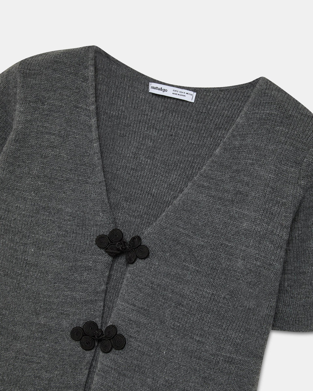 Top de Malha Japo Antracite