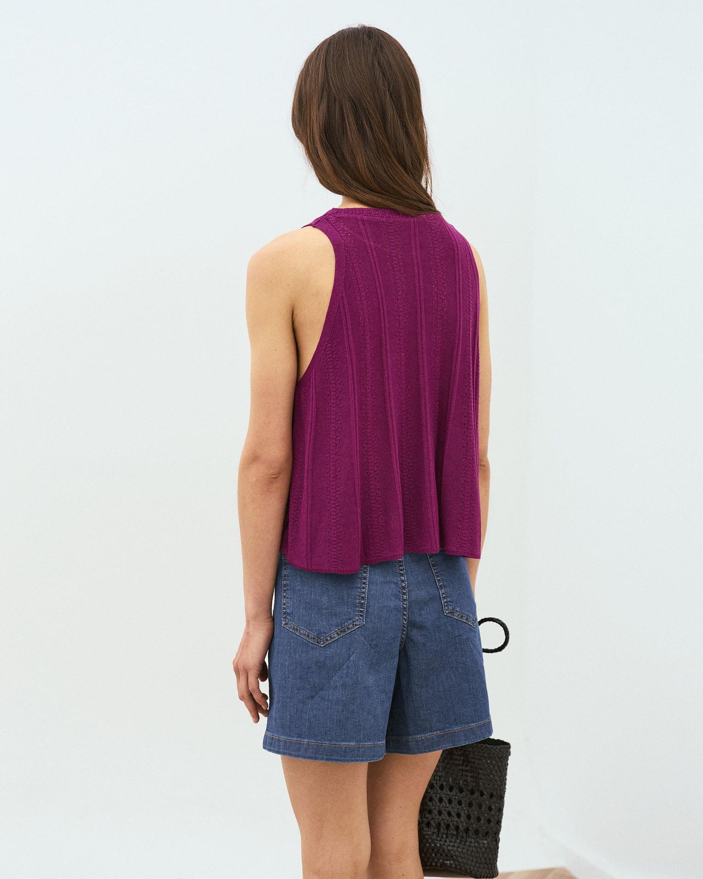 Purple Die-Cut Top