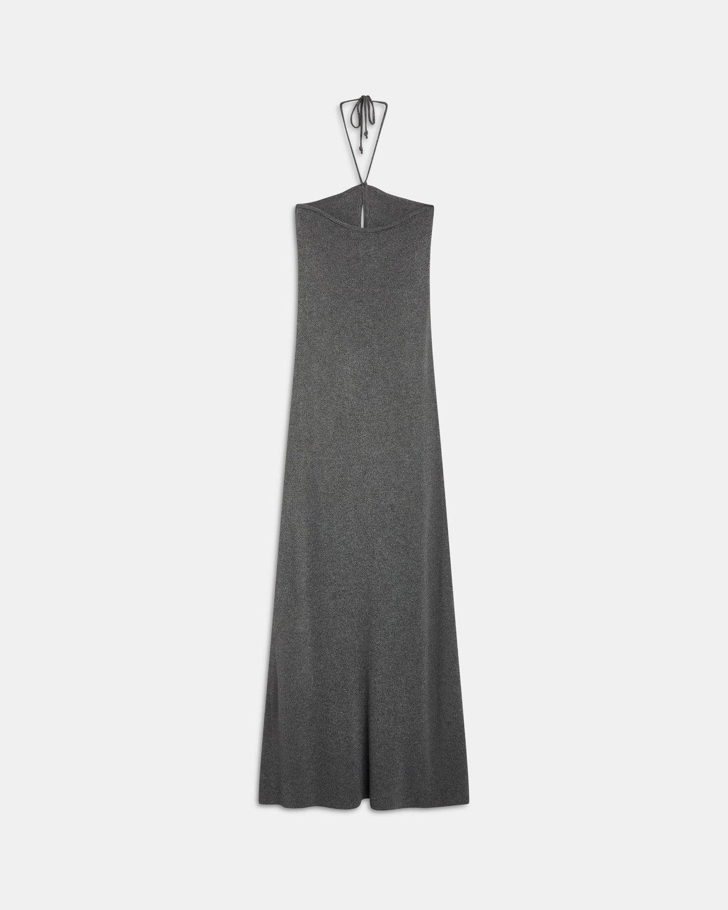 Robe Halter Maille Gris