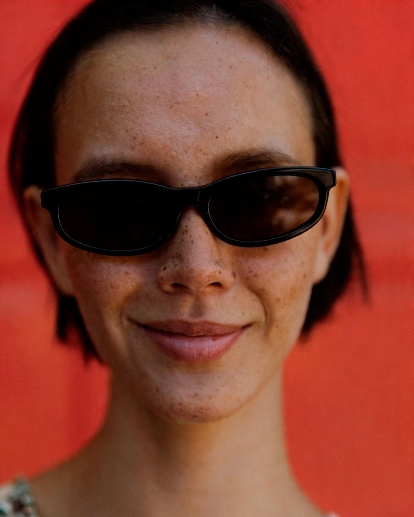 Óculos Ovalados Preto