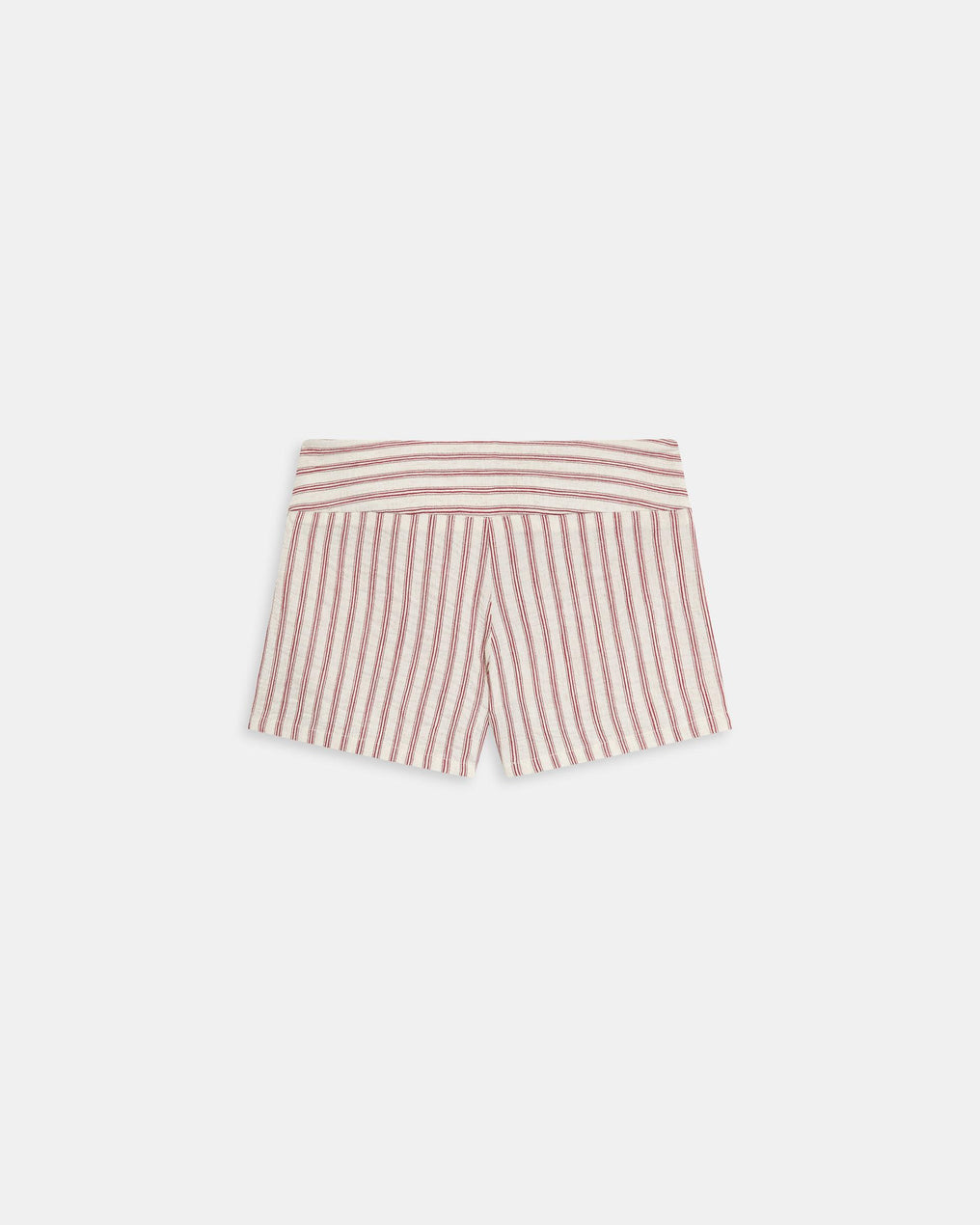 Shorts Triple Cinturilla Rayas Blanco